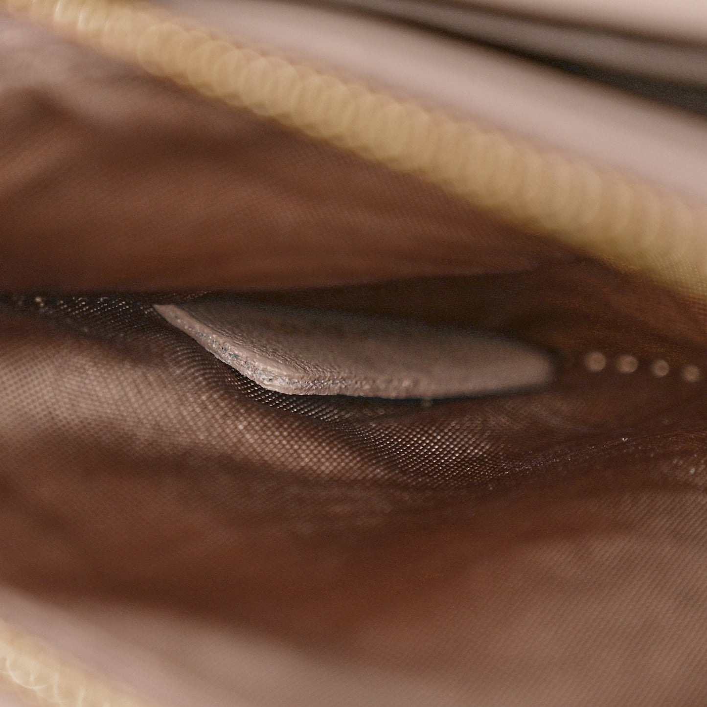 Lambskin Chain Lady Dior Chain Pouch Warm Taupe