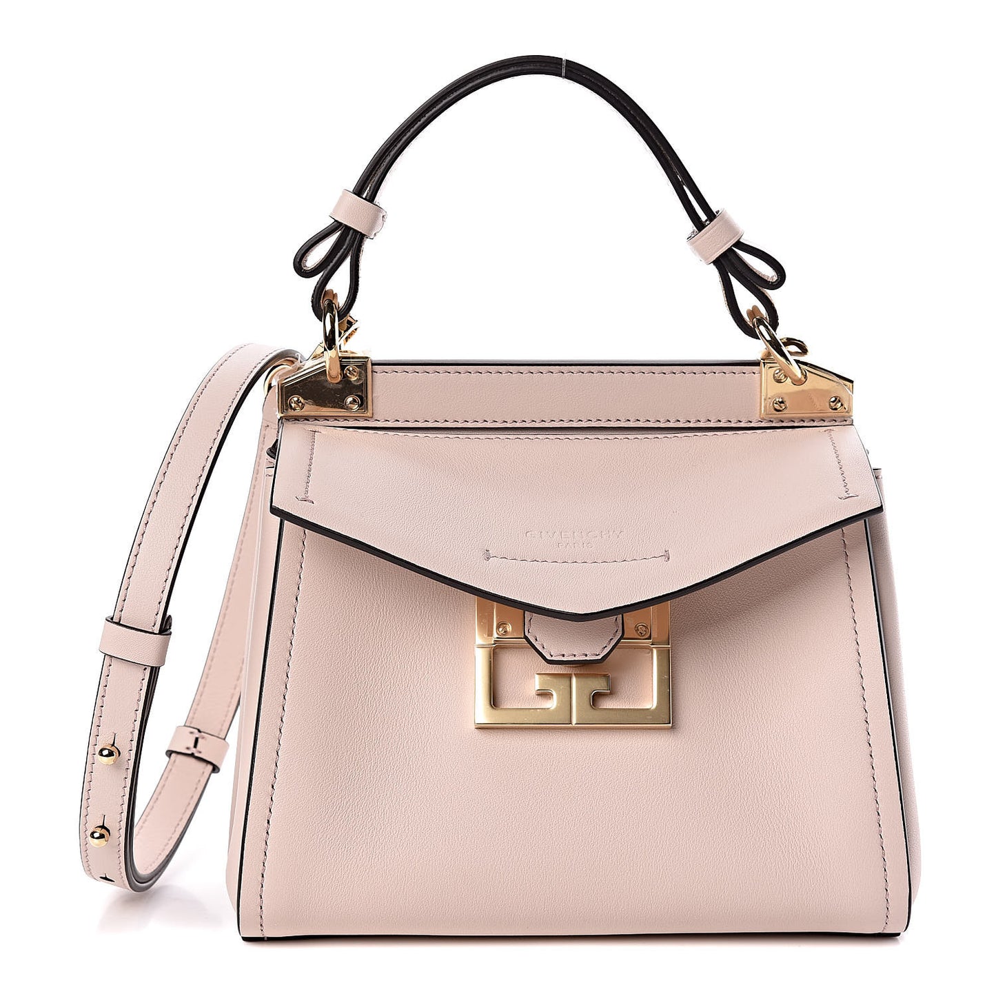 Calfskin Mini Mystic Shoulder Bag Pale Pink