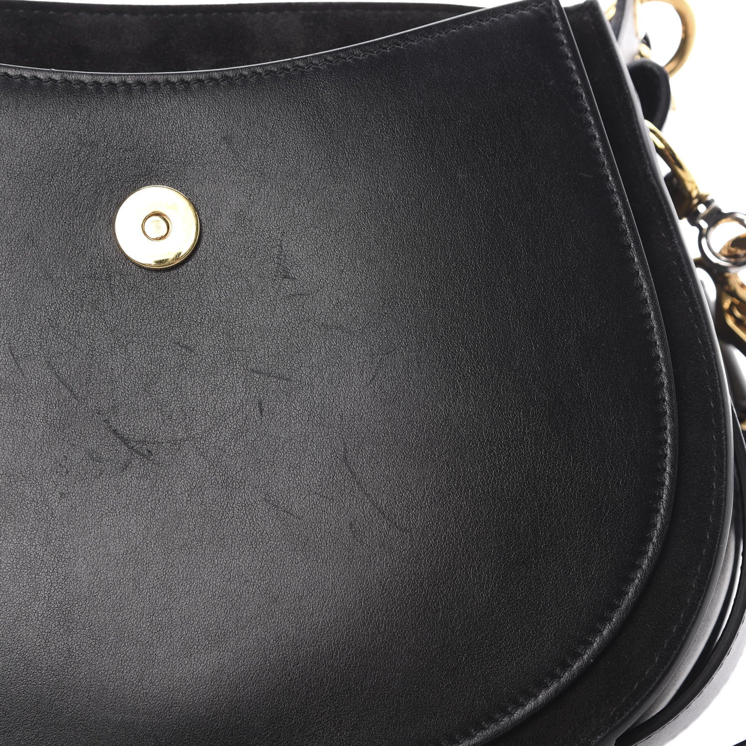 Chloe Grained Calfskin Large Tess Bag Black 14 of 18