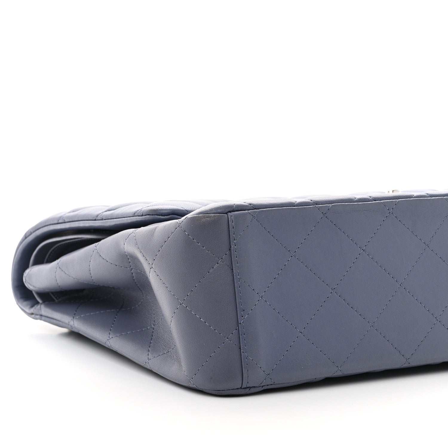 Chanel Lambskin Quilted Maxi Double Flap Light Purple 9 of 11