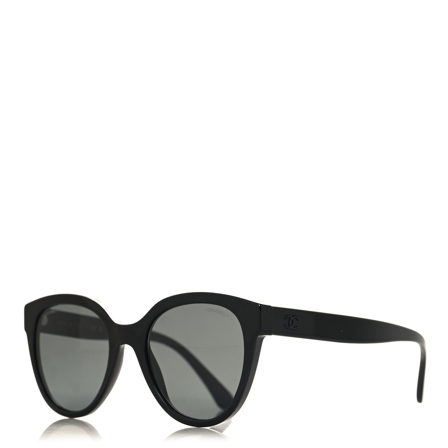 Chanel Acetate CC Butterfly Sunglasses 5414 Black Pink  display picture 1