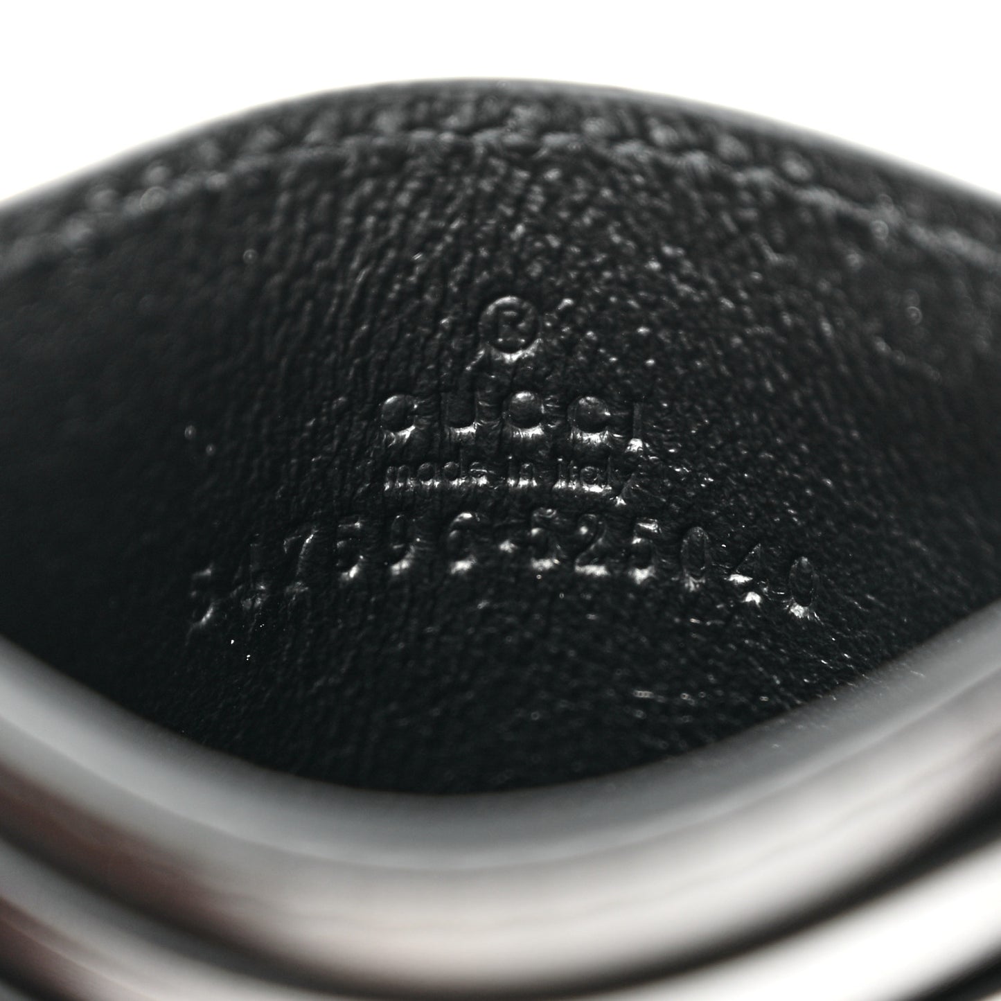 Plutone Calfskin Logo Card Holder Black