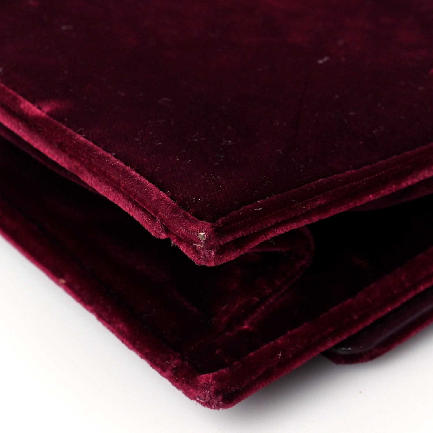 Jimmy Choo Velvet Bohemia Bag Bordeaux 13 of 13