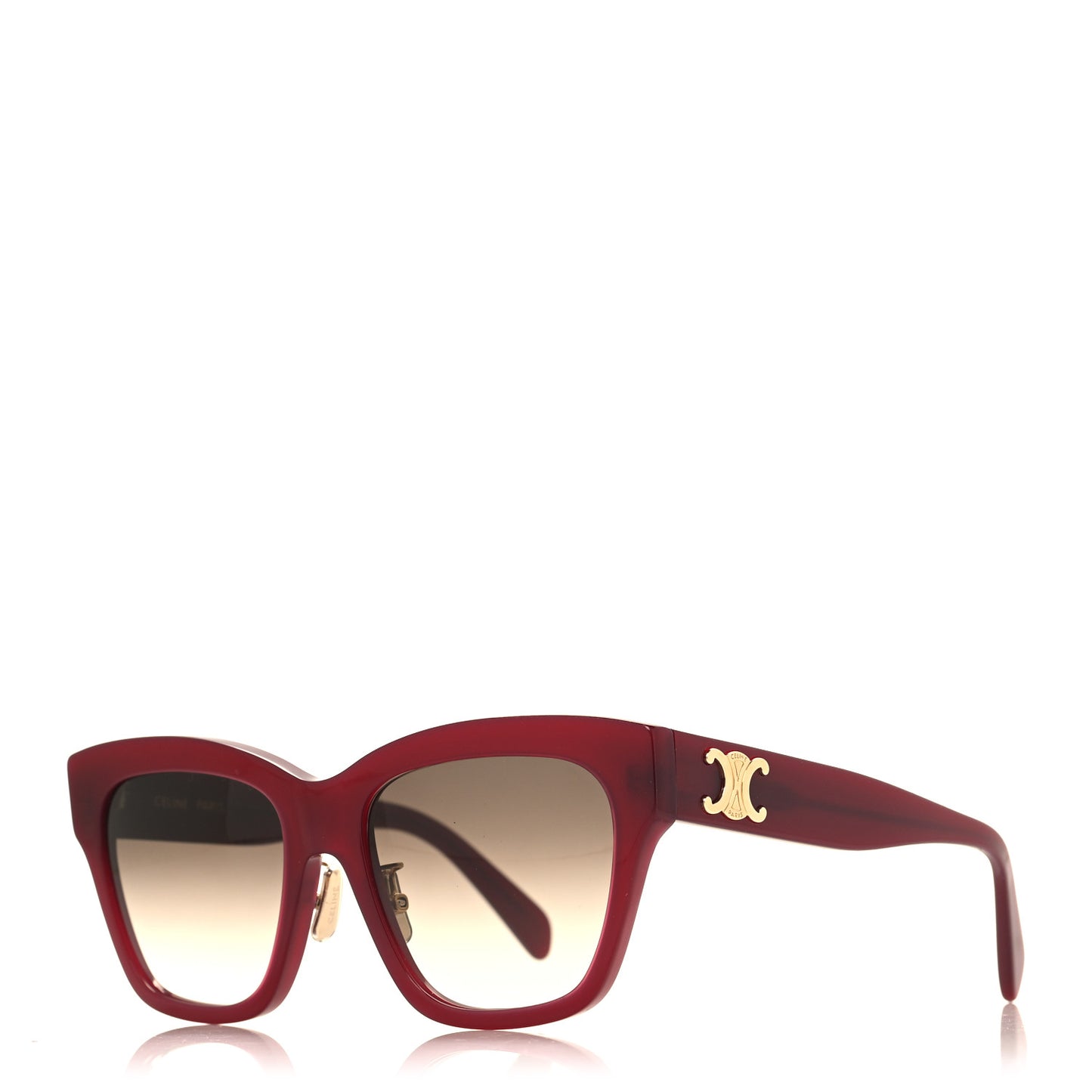 Acetate Triomphe Sunglasses CL 40253F Red