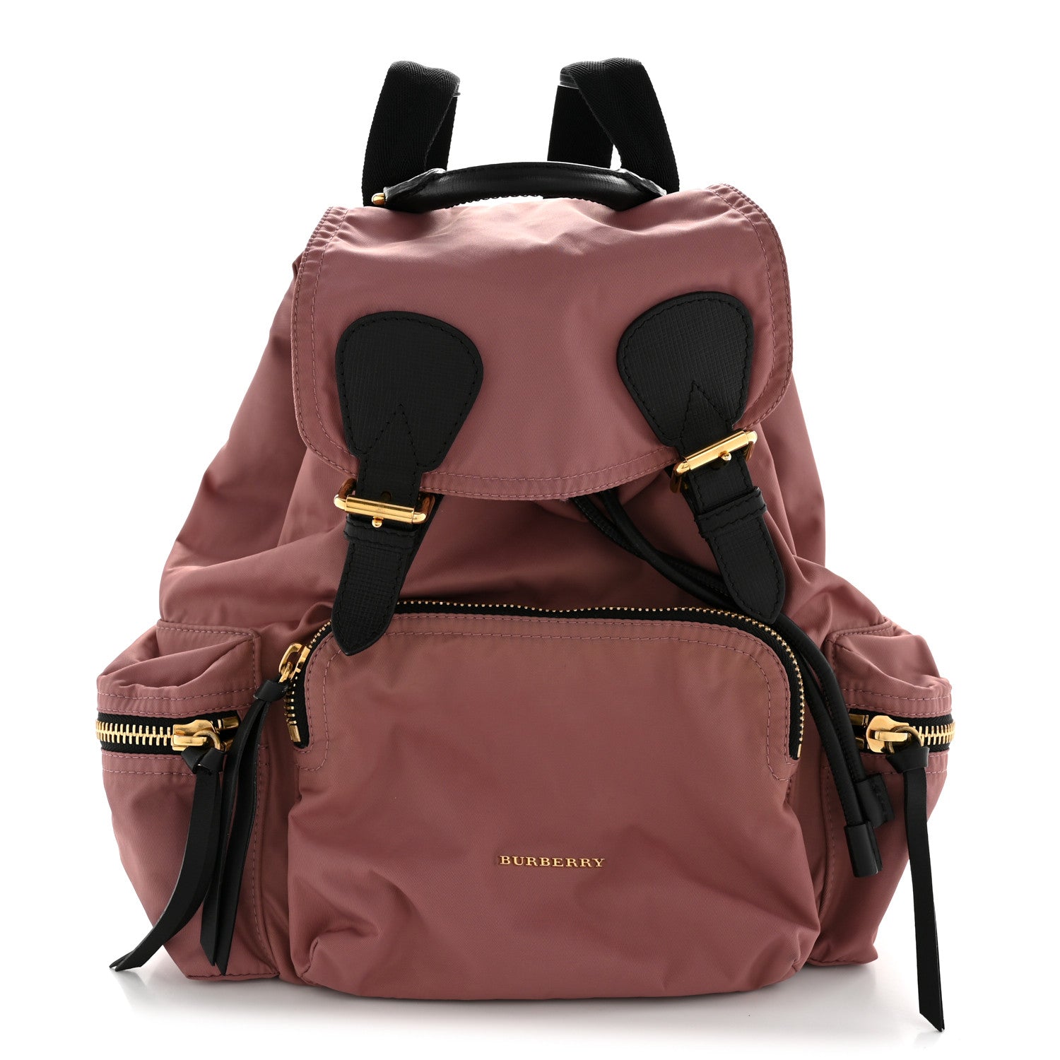 burberry zip top leather backpack Burberry Nylon Medium Rucksack Backpack Mauve Pink 1849298 – FASHIONPHILE
