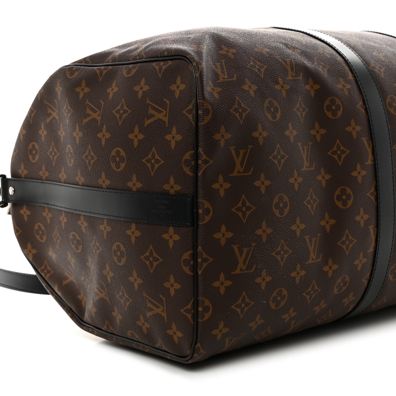 Louis Vuitton Monogram Macassar Keepall Bandouliere 55 8 of 9