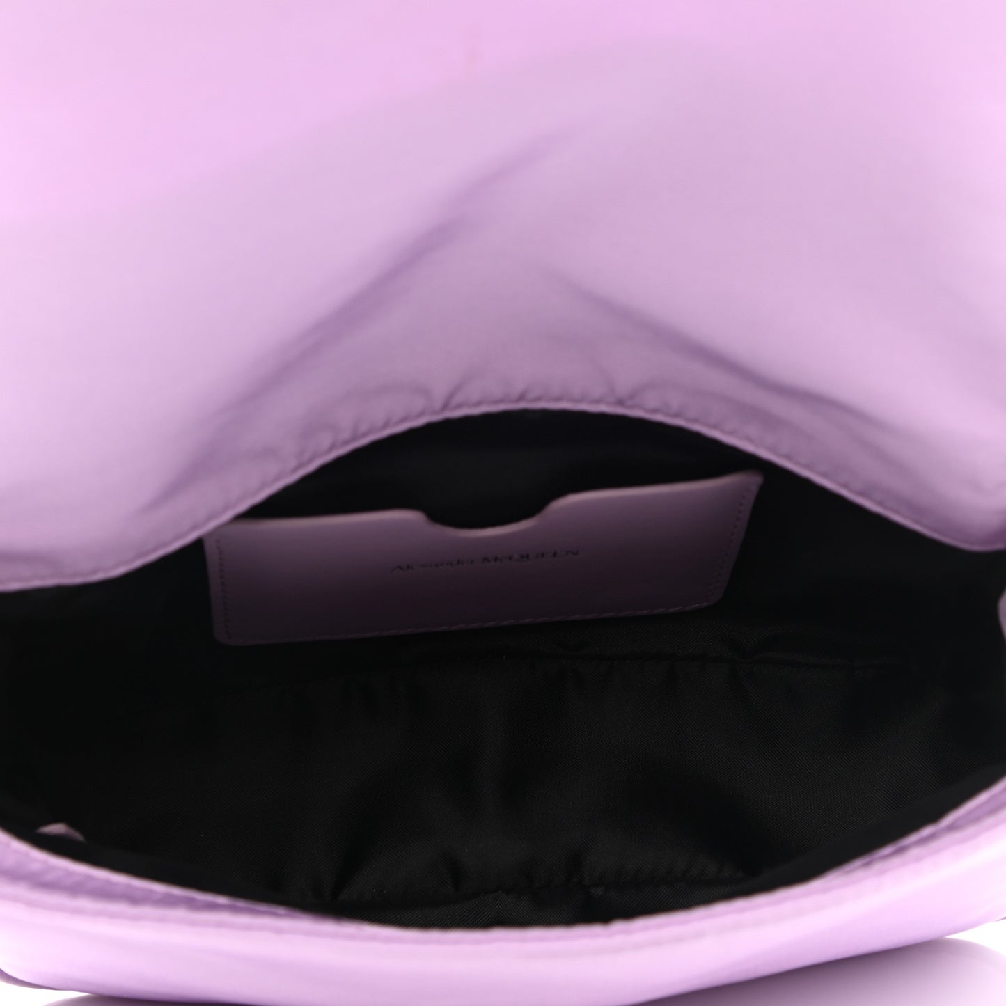 Nylon Skull Camera Crossbody Bag Lilac
