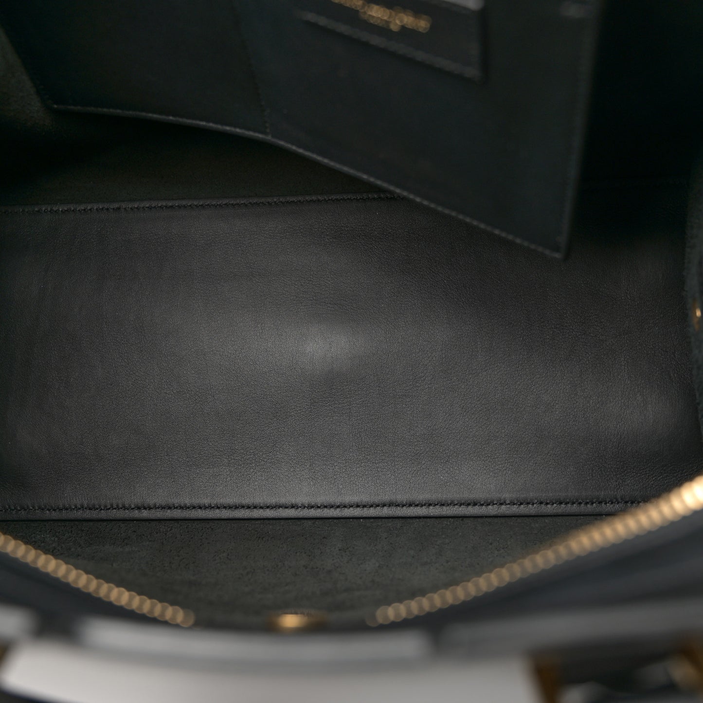 Calfskin Small Classic Y Cabas Black