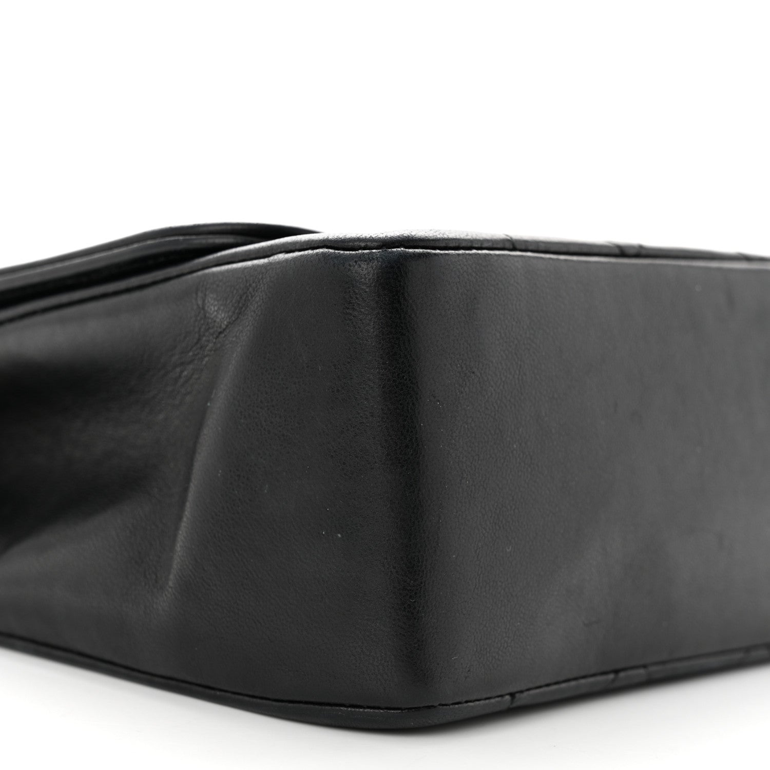 Chanel Lambskin Quilted Medium Single Flap Black 10 of 11