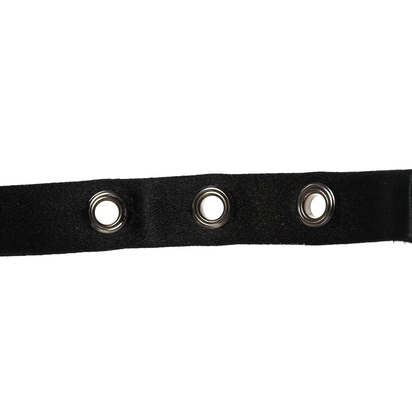 Silk Dior Bow Belt Black