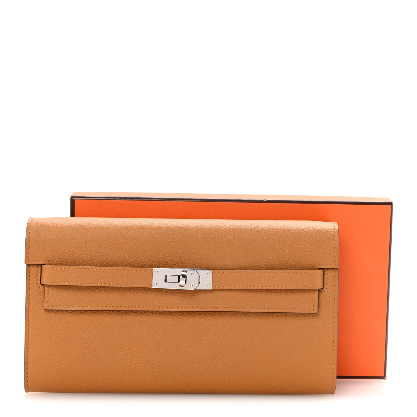 Evercolor Kelly Wallet To Go Caramel