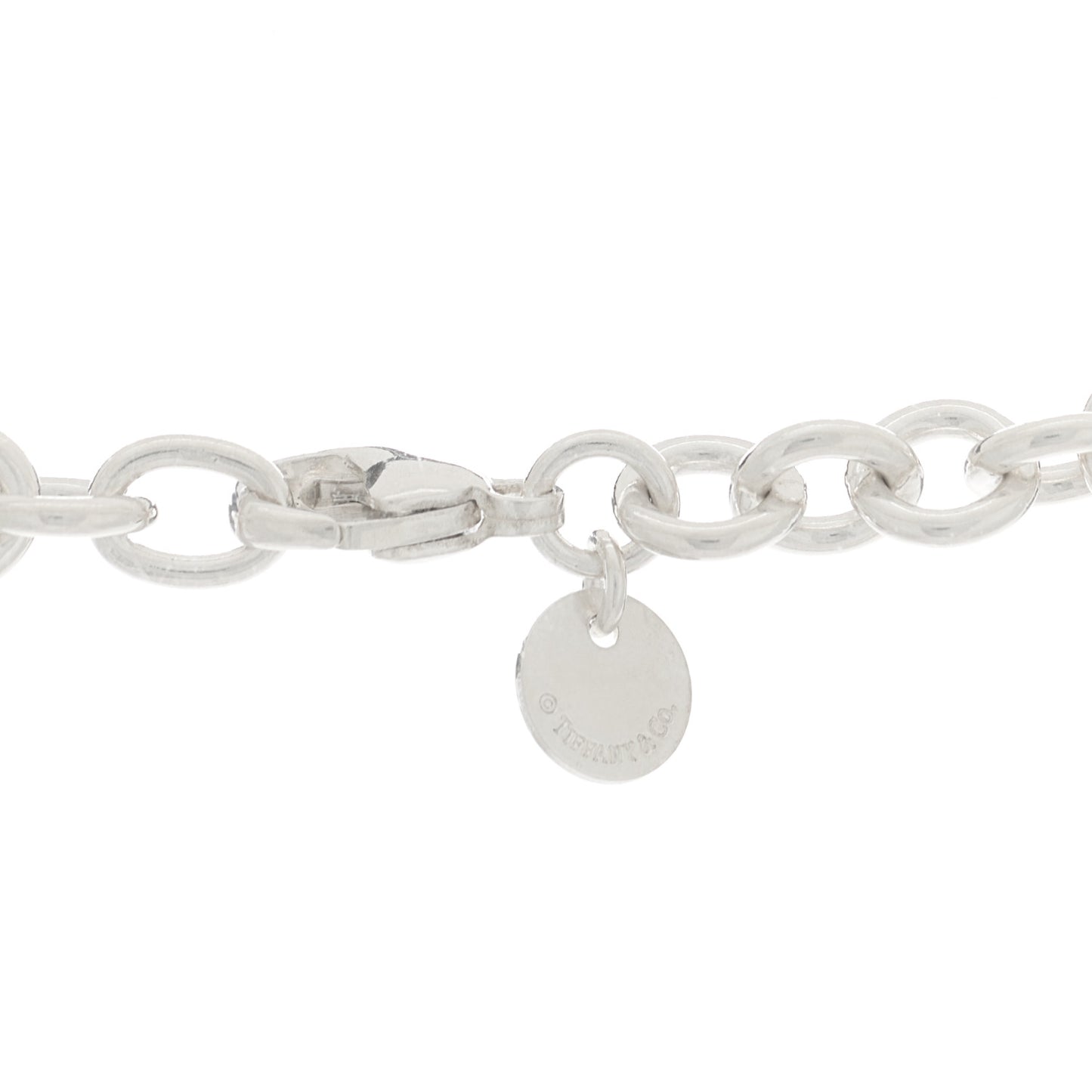 Sterling Silver Return To Tiffany Heart Tag Lariat Necklace