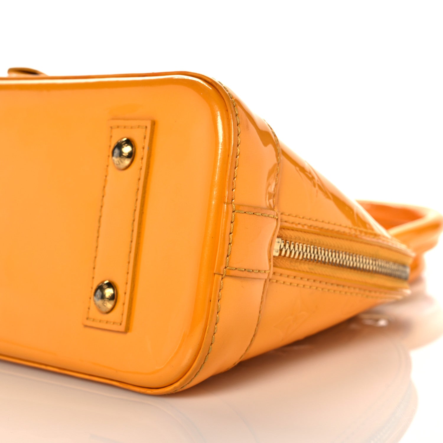 Louis Vuitton Vernis Alma BB Jaune Passion 7 of 17