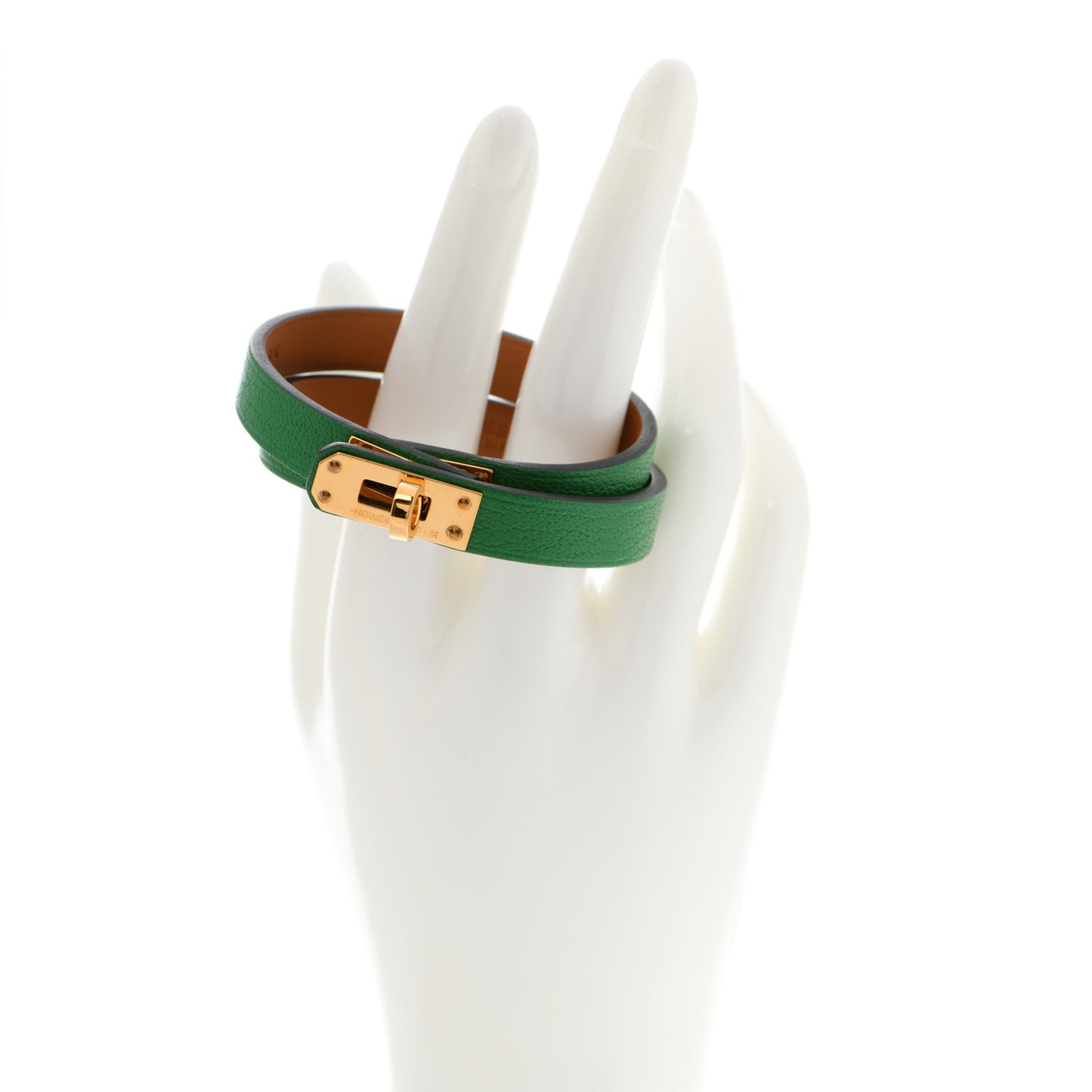 Swift Mini Kelly Double Tour Bracelet T2 Bambou