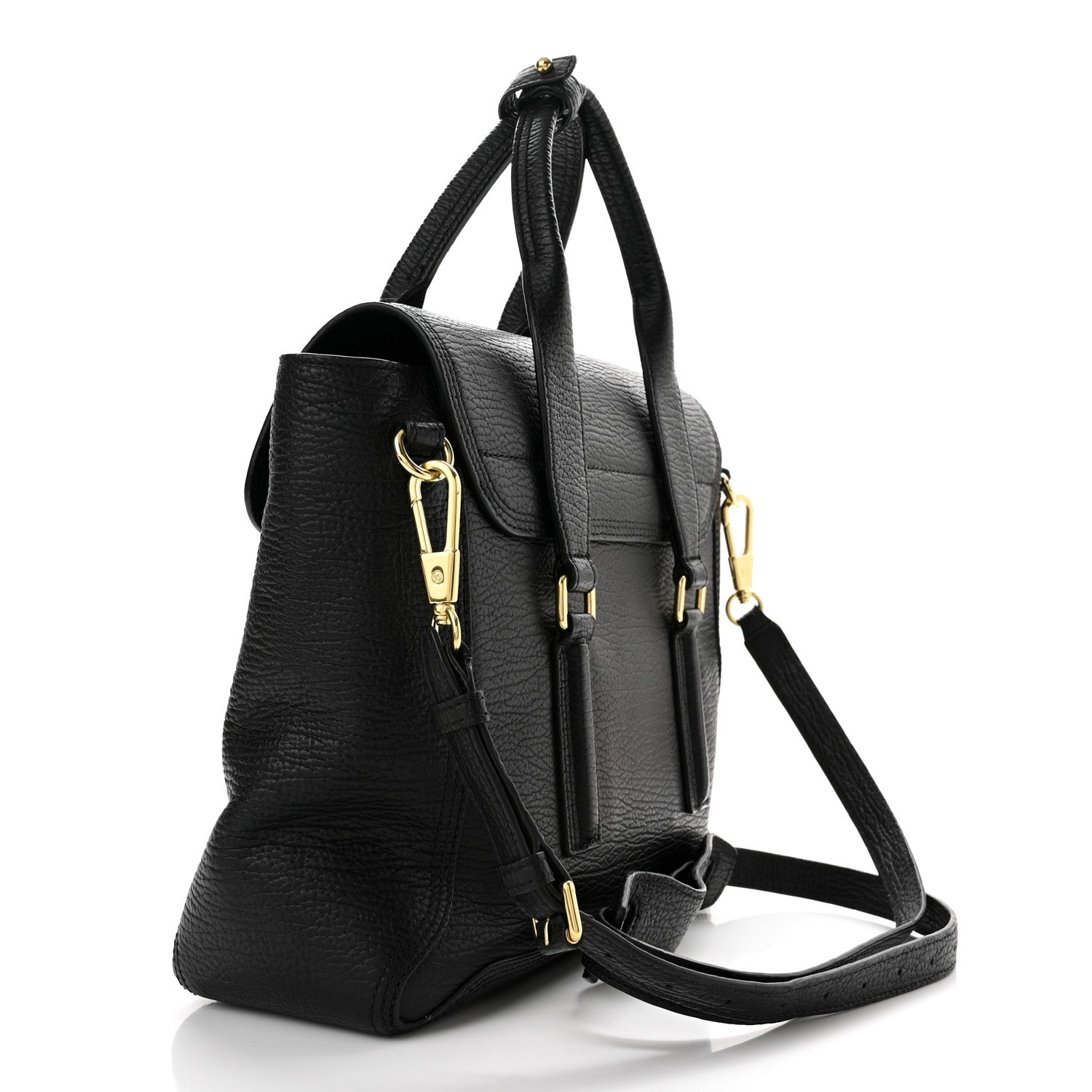 3.1 Phillip Lim Textured Calfskin Medium Pashli Satchel Black 3 of 11