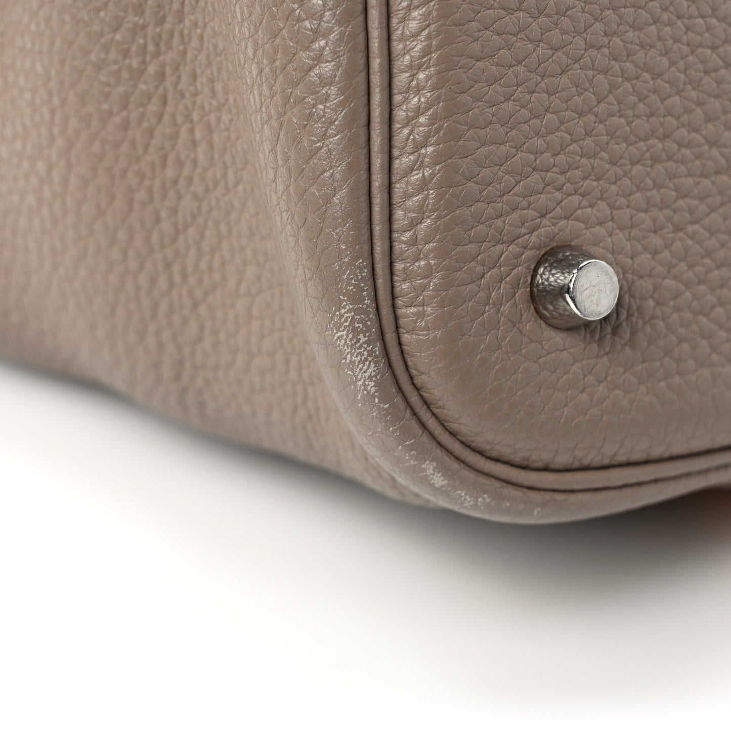 Taurillon Clemence Casaque Picotin Lock 22 MM Moutarde Gris Tourterelle