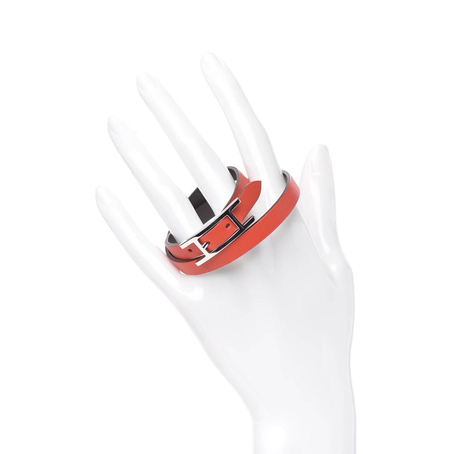 Swift Behapi Double Tour Reversible Bracelet L Capucine Chocolate