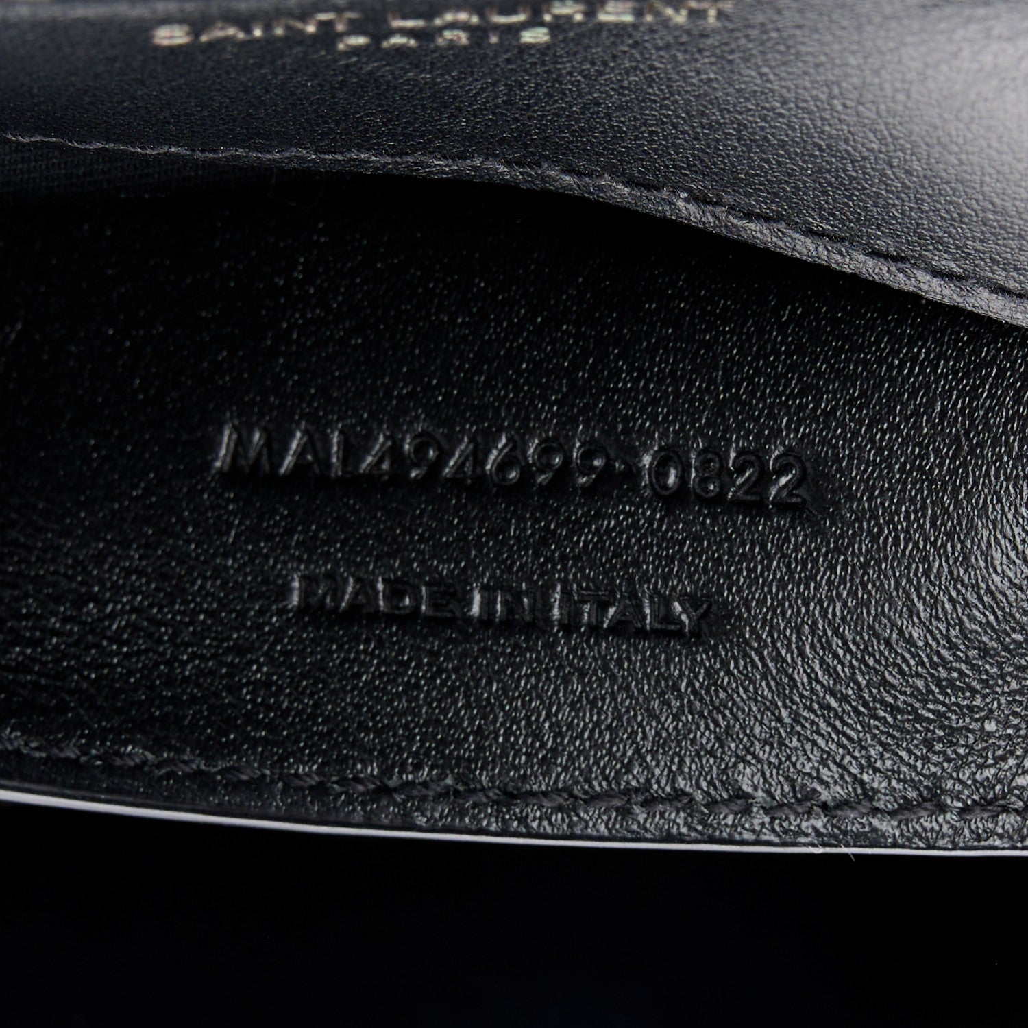 Saint Laurent Calfskin Y Quilted Monogram Monochrome Small Loulou Chain Satchel Black 8 of 12