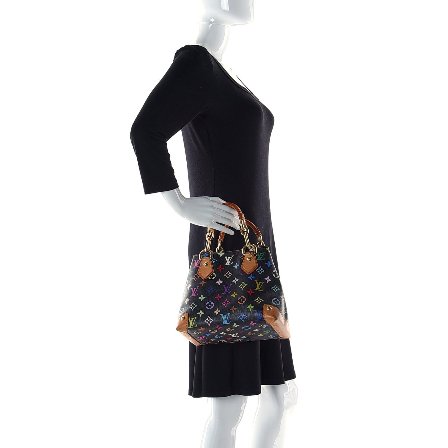 Monogram Multicolor Audra Black