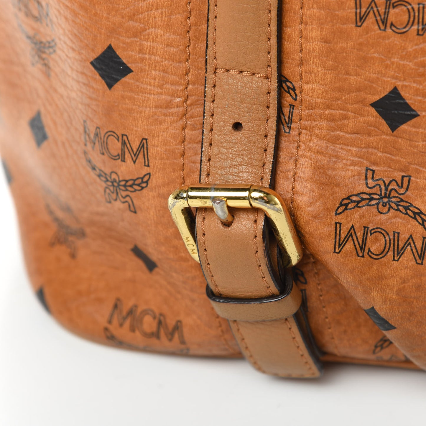 Visetos Medium Essentials Shopper Tote Cognac