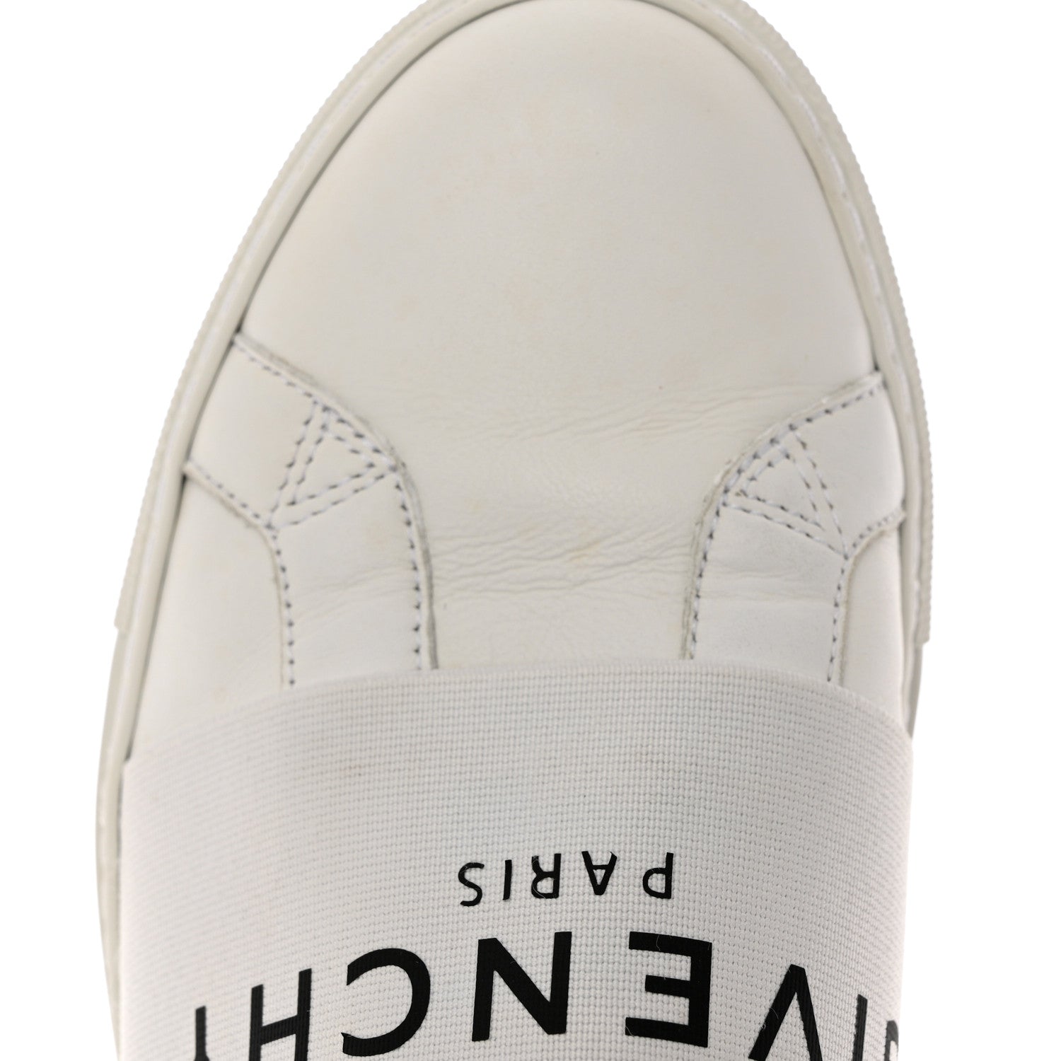 Givenchy Calfskin Band Logo Womens Urban Street Sneakers 40 White 10 of 12