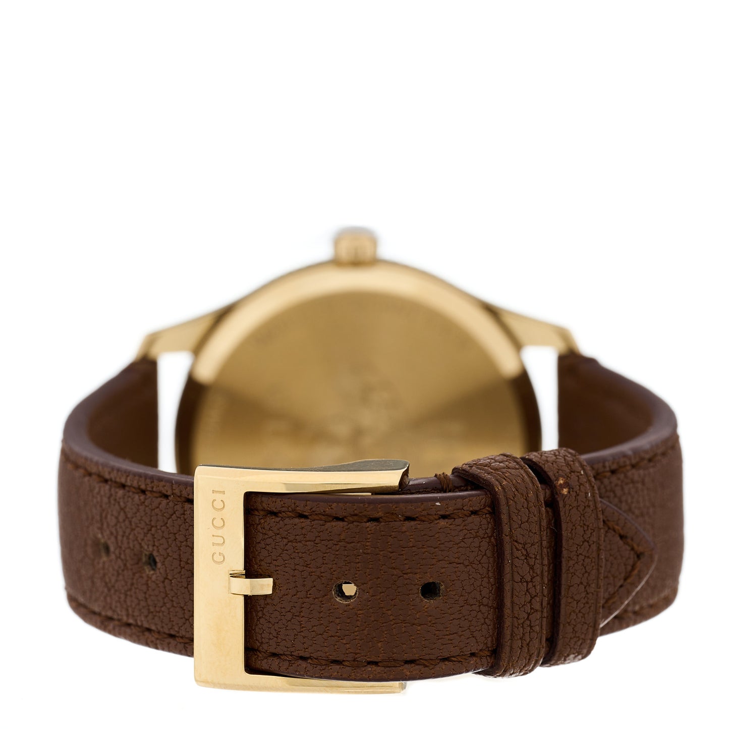 Stainless Steel Calfskin 36mm G-Timeless Bee Quartz Watch Gold