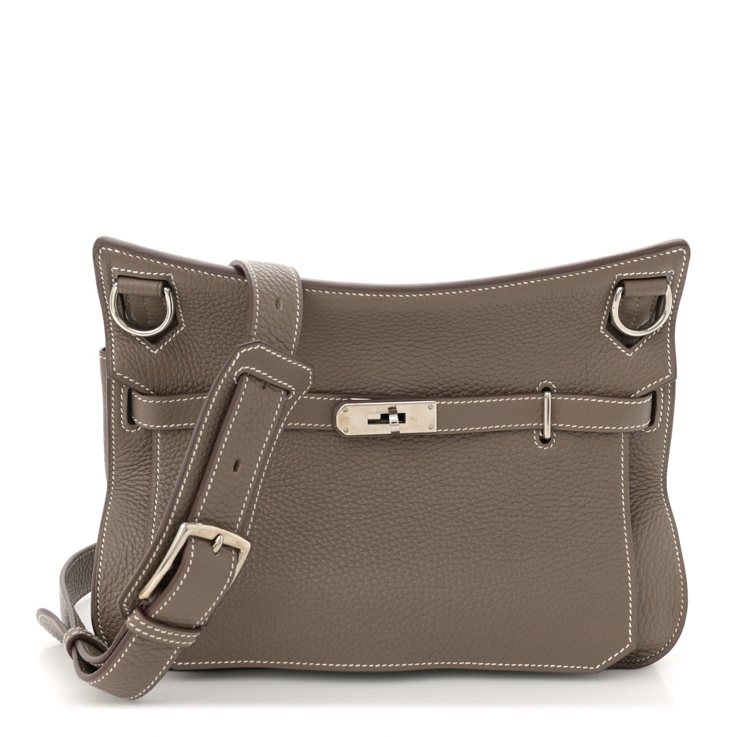 Hermes Taurillon Clemence Jypsiere 28 Etoupe 1 of 13
