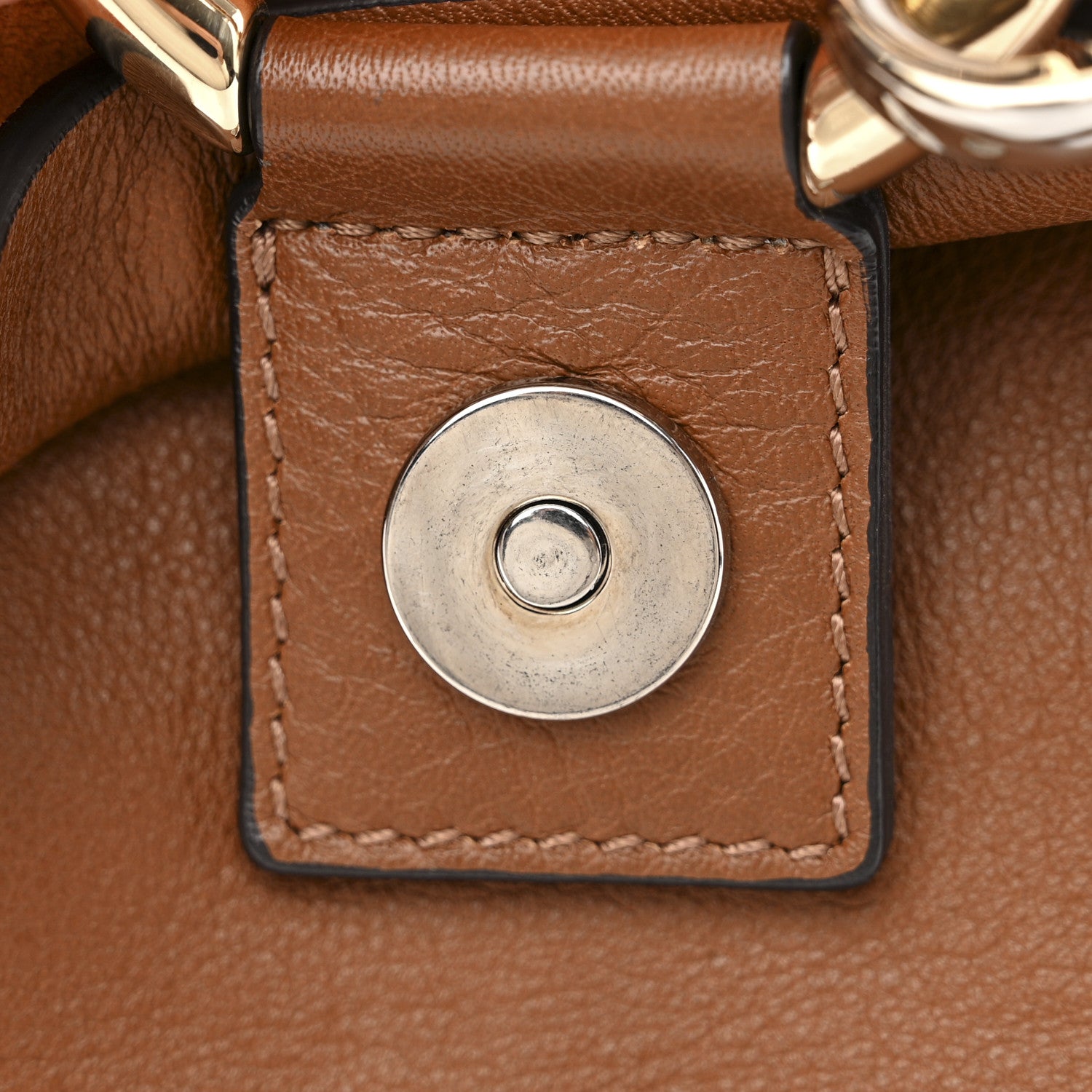 Chloe Suede Calfskin Small Faye Backpack Tan 11 of 12