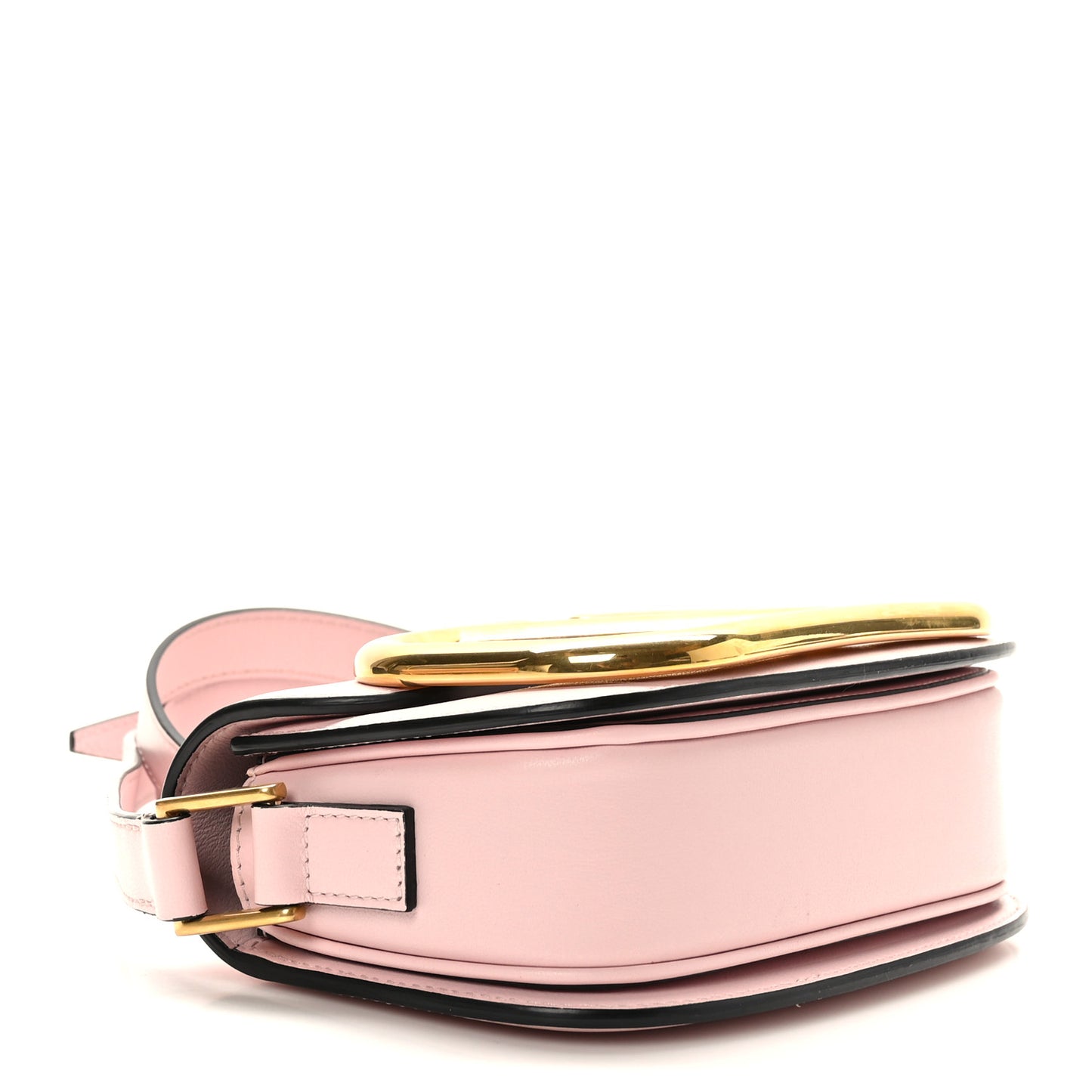 Calfskin Small Supervee Crossbody Bag Rose Quartz