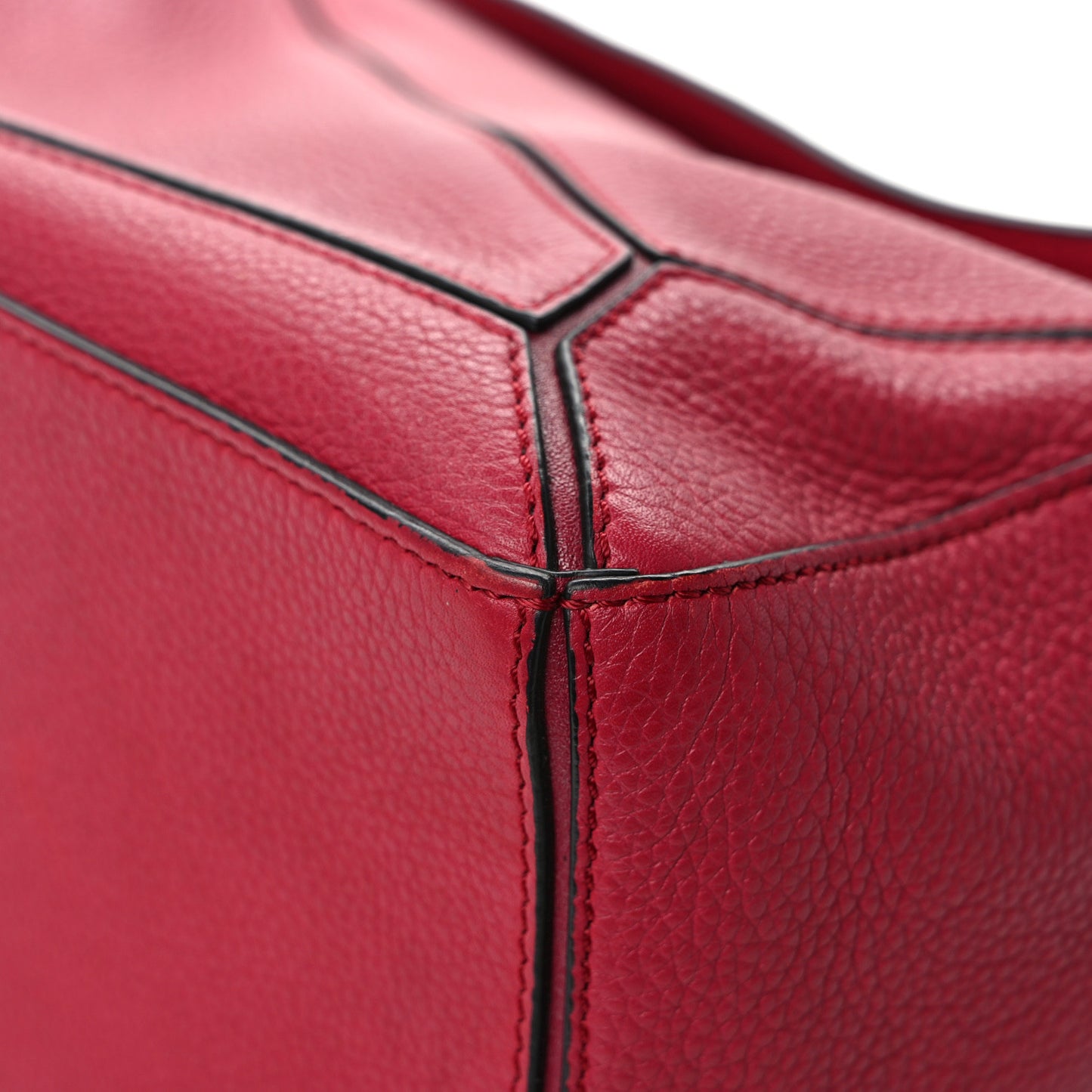 Calfskin Small Puzzle Bag Rouge