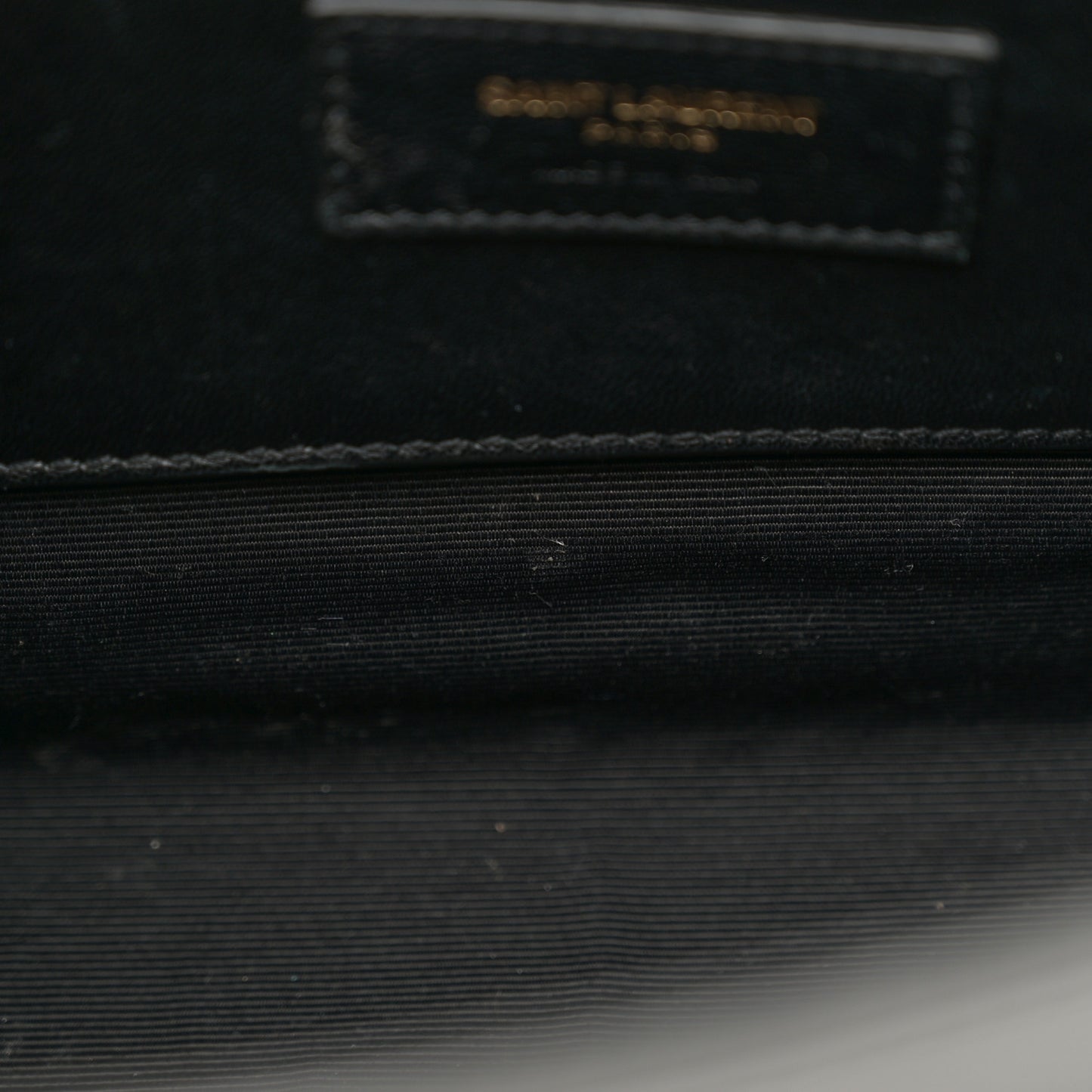 Grain De Poudre Medium Classic Monogram Kate Satchel Black