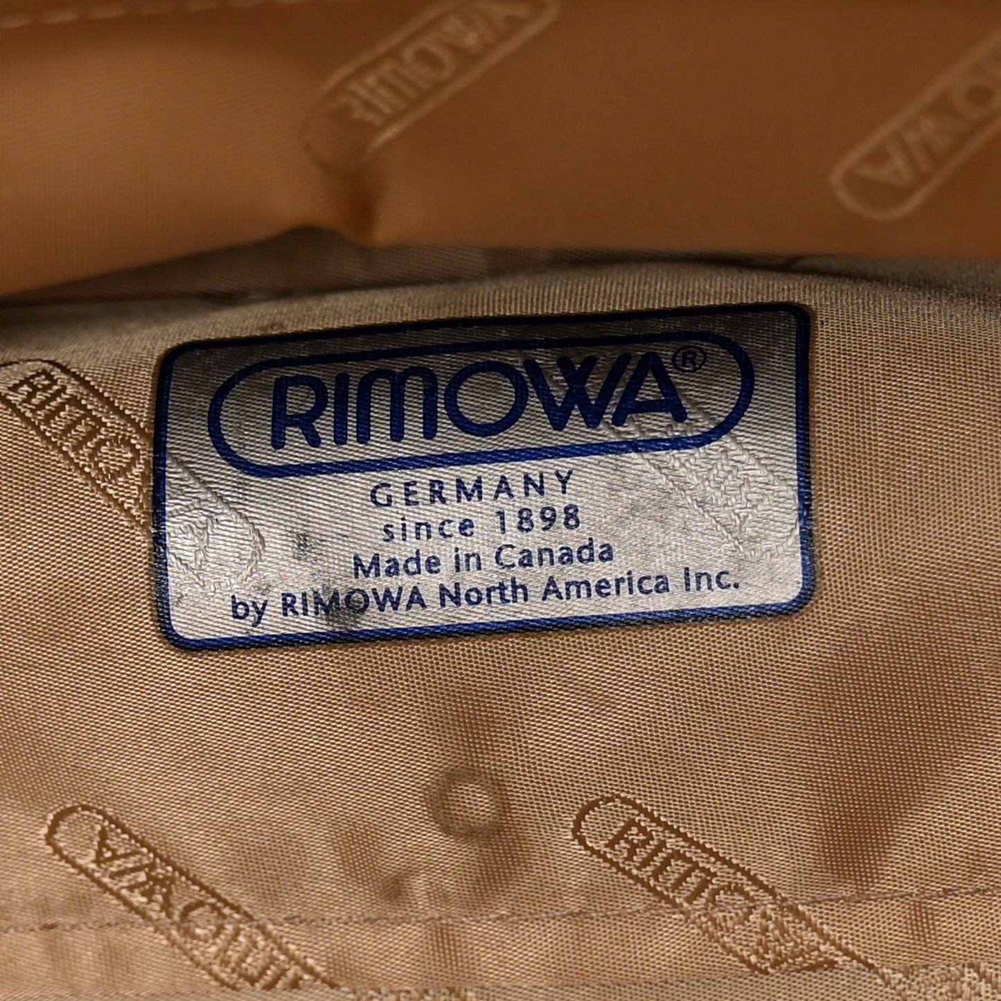 Gloss Polycarbonate Suitcase Compact Brown