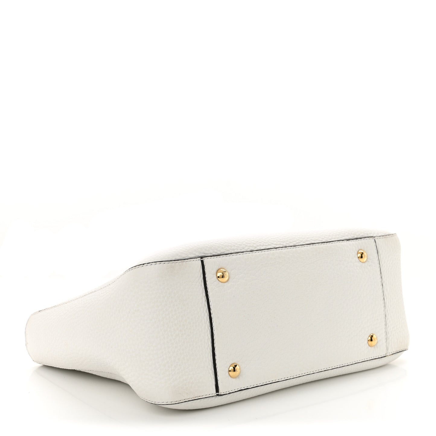 Cuoio Romano Selleria Small FF Tote White Ice