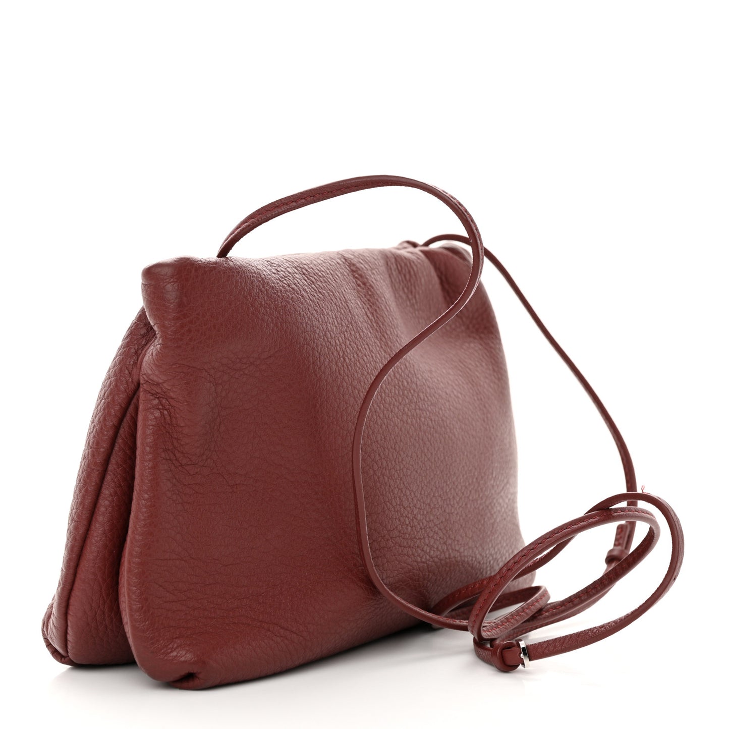 Grained Calfskin Bourse Clutch