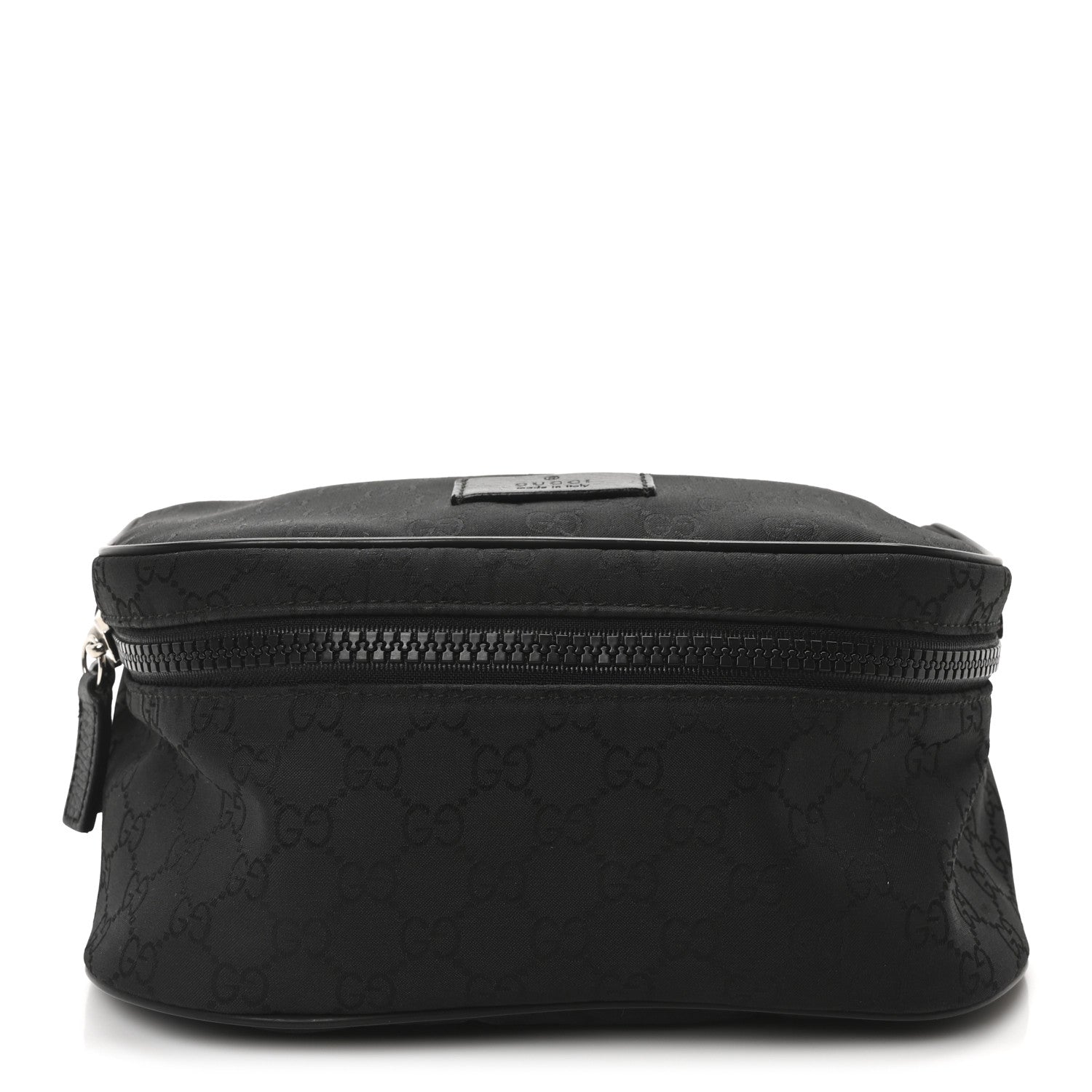 Gucci Nylon Monogram Fanny Pack Belt Bag Black 1 of 10