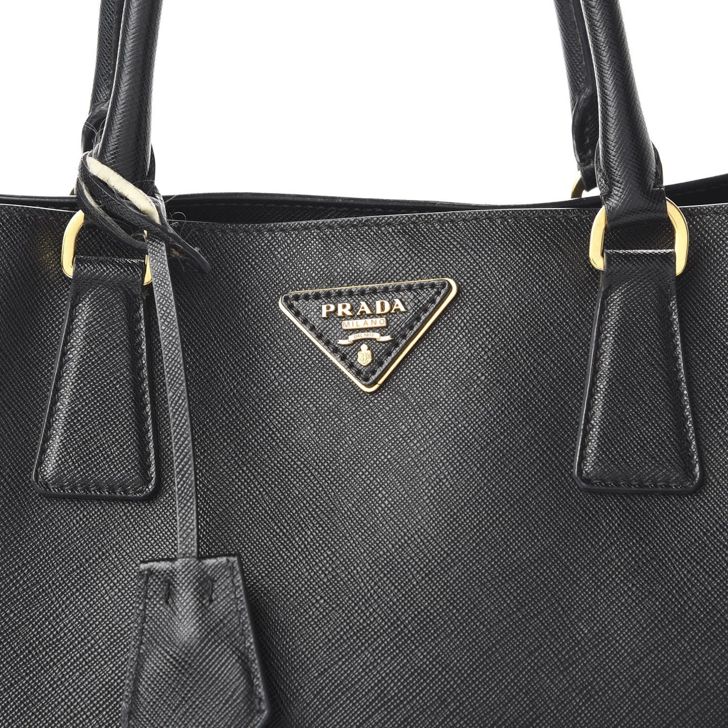 Saffiano Lux Large Tote Black