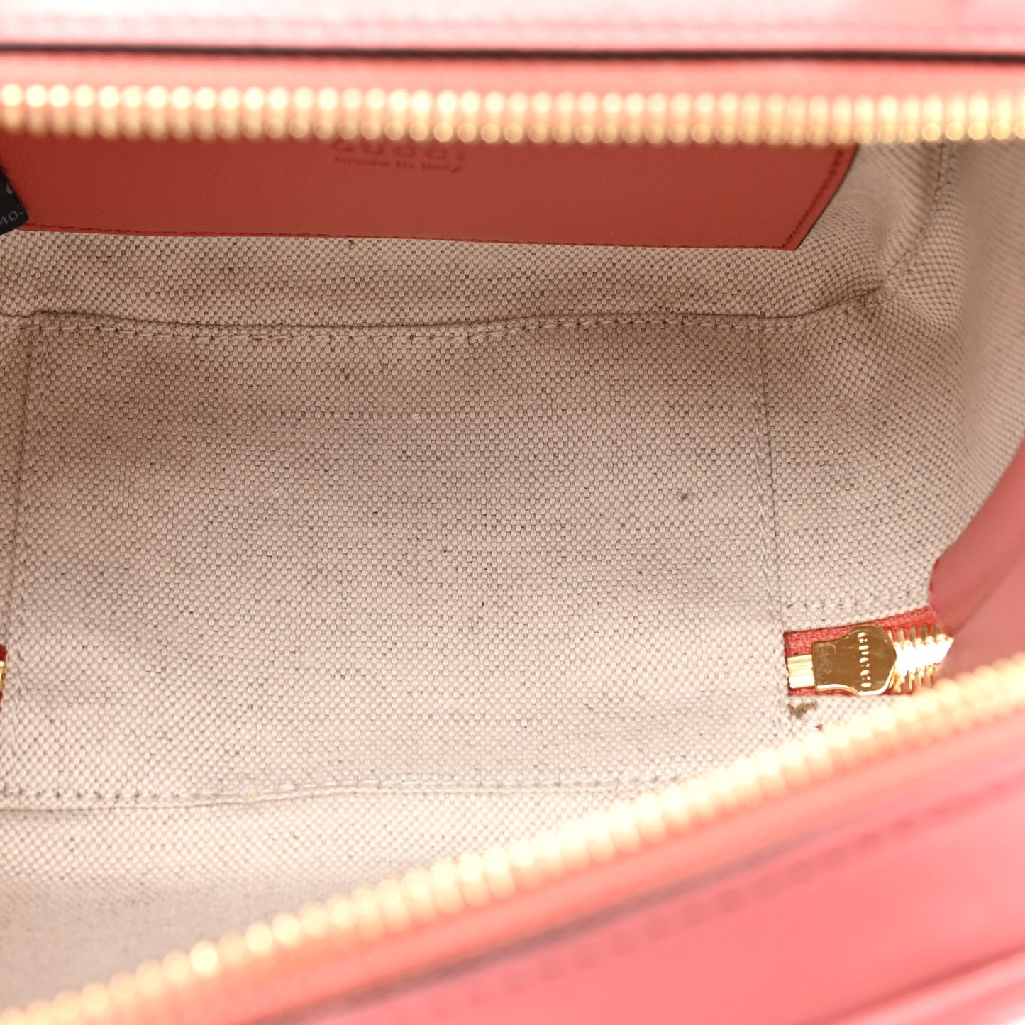 Sakai Be Green Calfskin Diagonal Stitched Blondie Top Handle Bag Pink