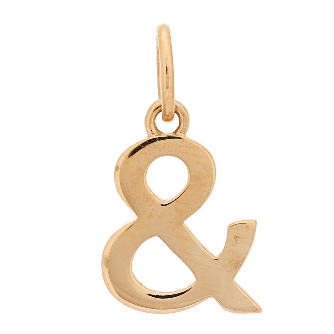 18K Rose Gold Ampersand Pendant