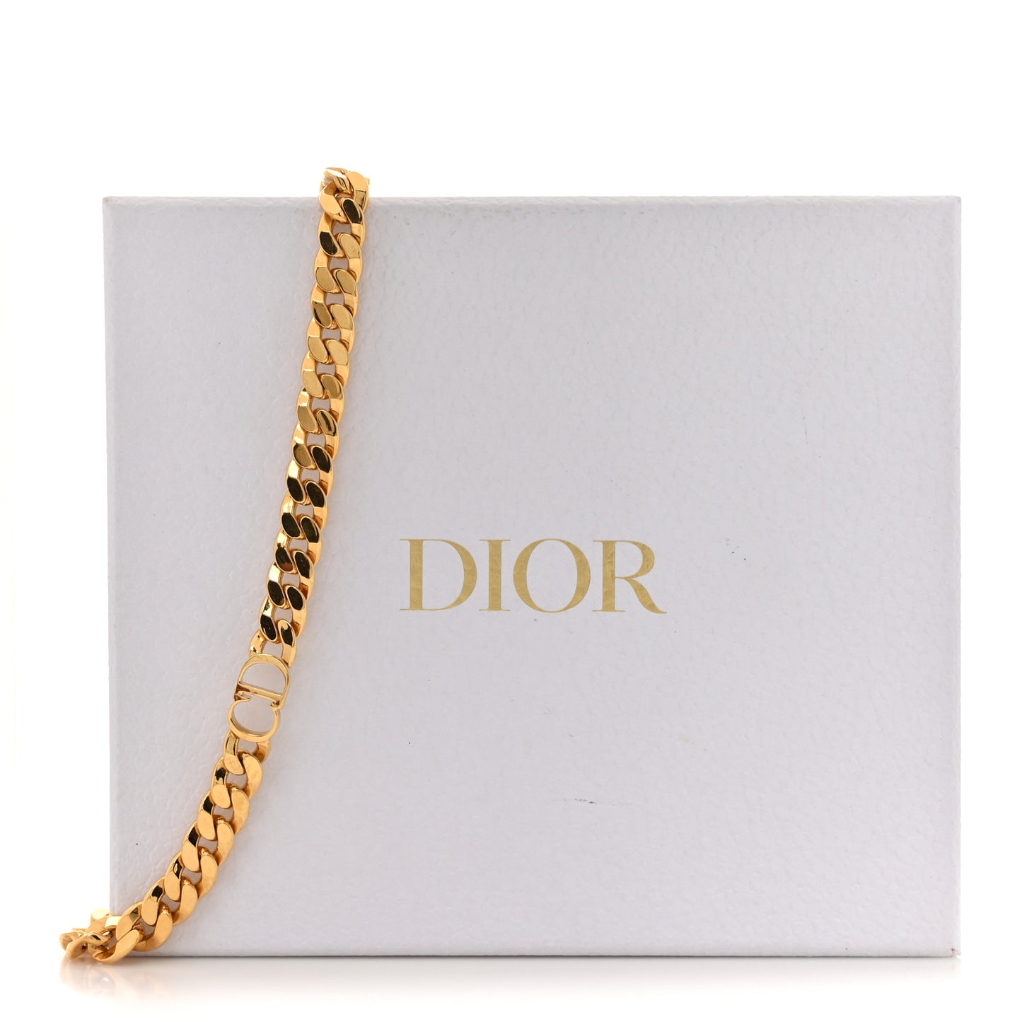 Metal Danseuse Etoile Chain Choker Necklace Gold