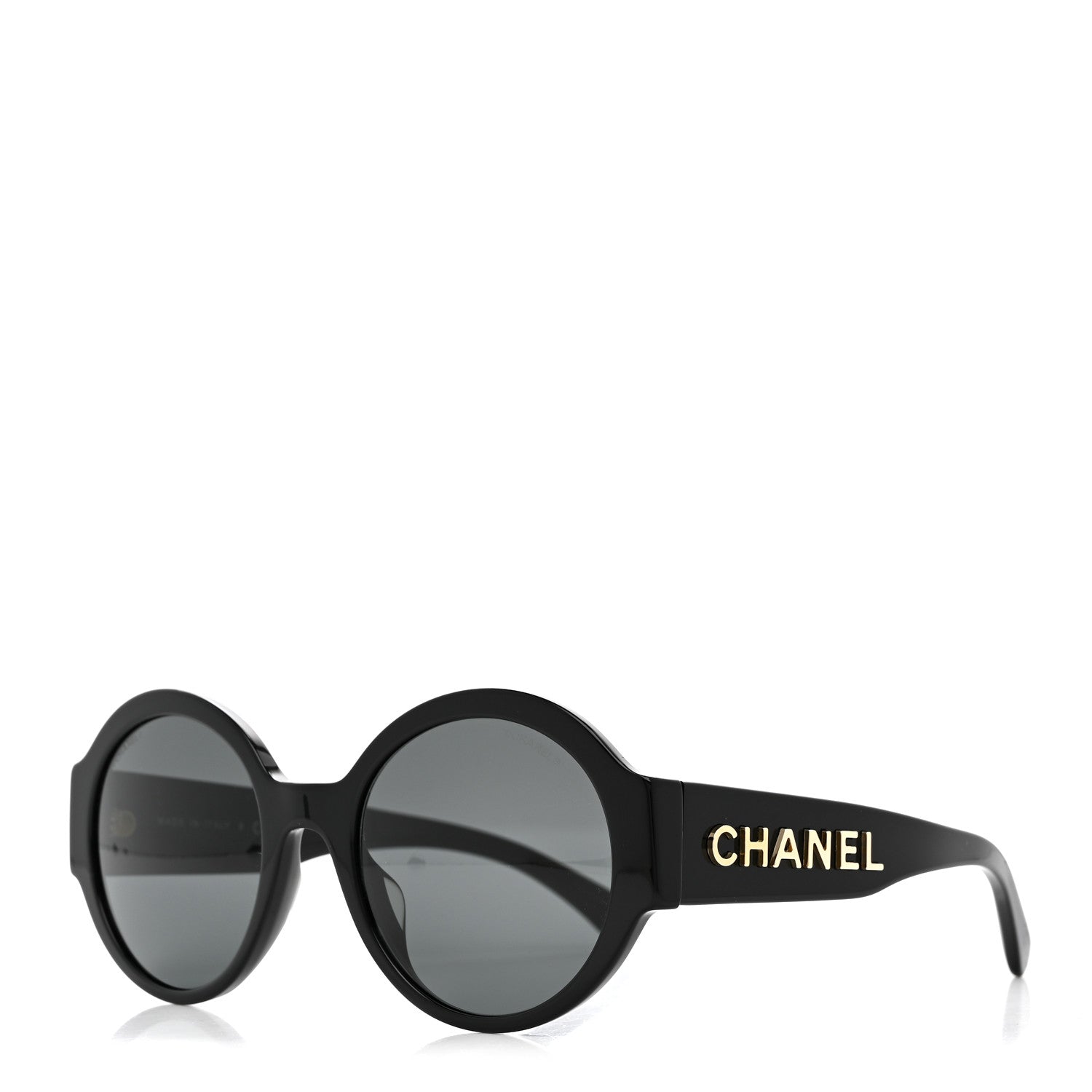 Chanel Acetate Round Sunglasses 5410-A Black 1938762 – FASHIONPHILE