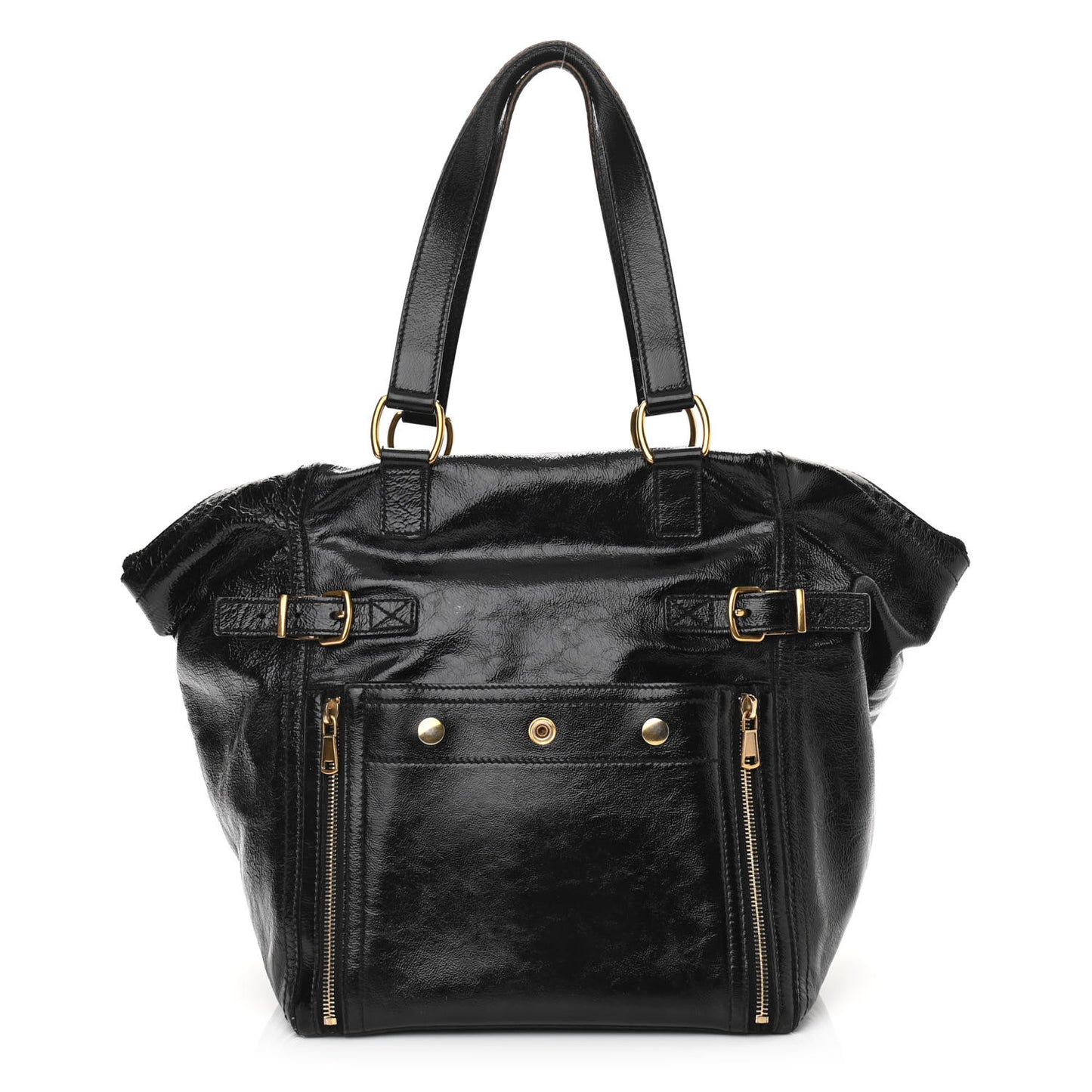 Patent Large Downtown Tote Black