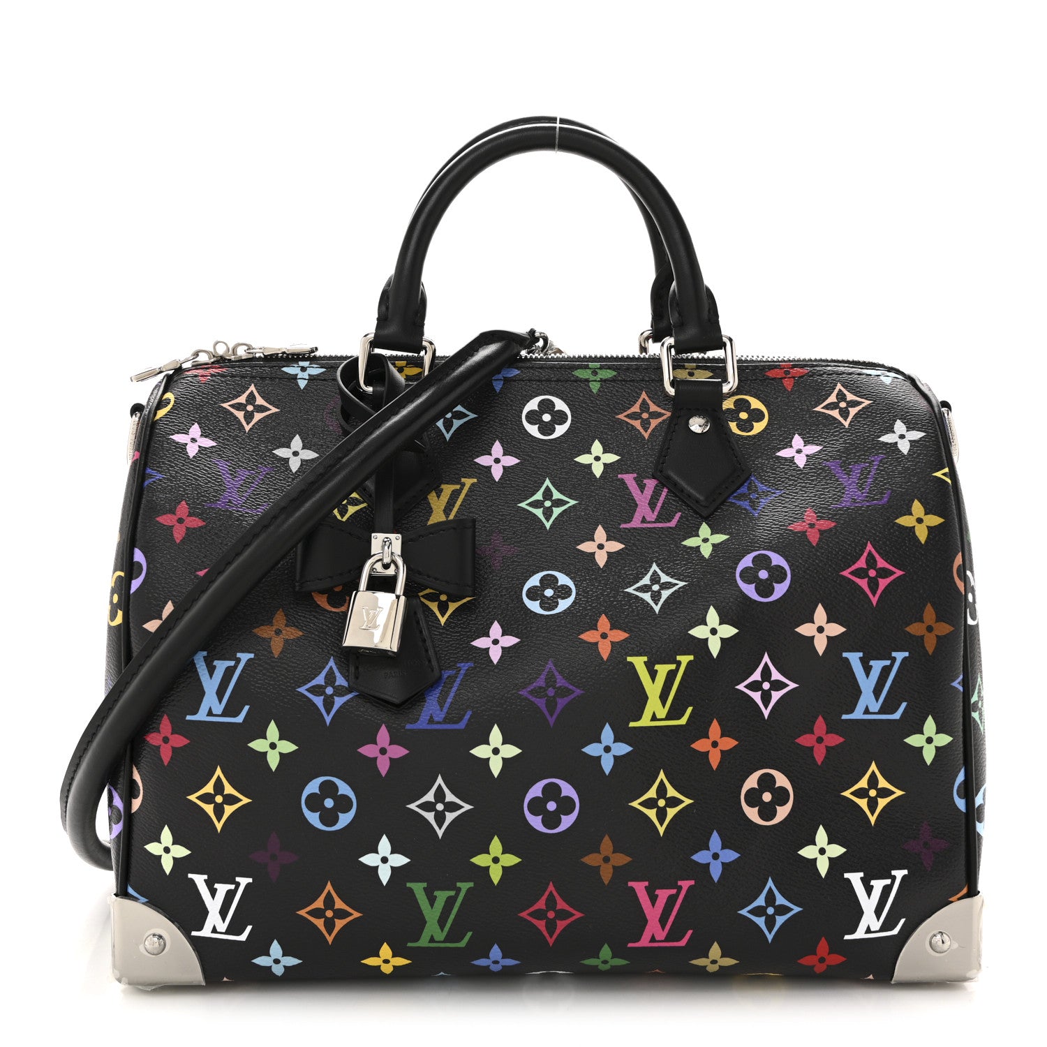 Louis Vuitton LV X TM Monogram Multicolor Speedy Soft 30 Black