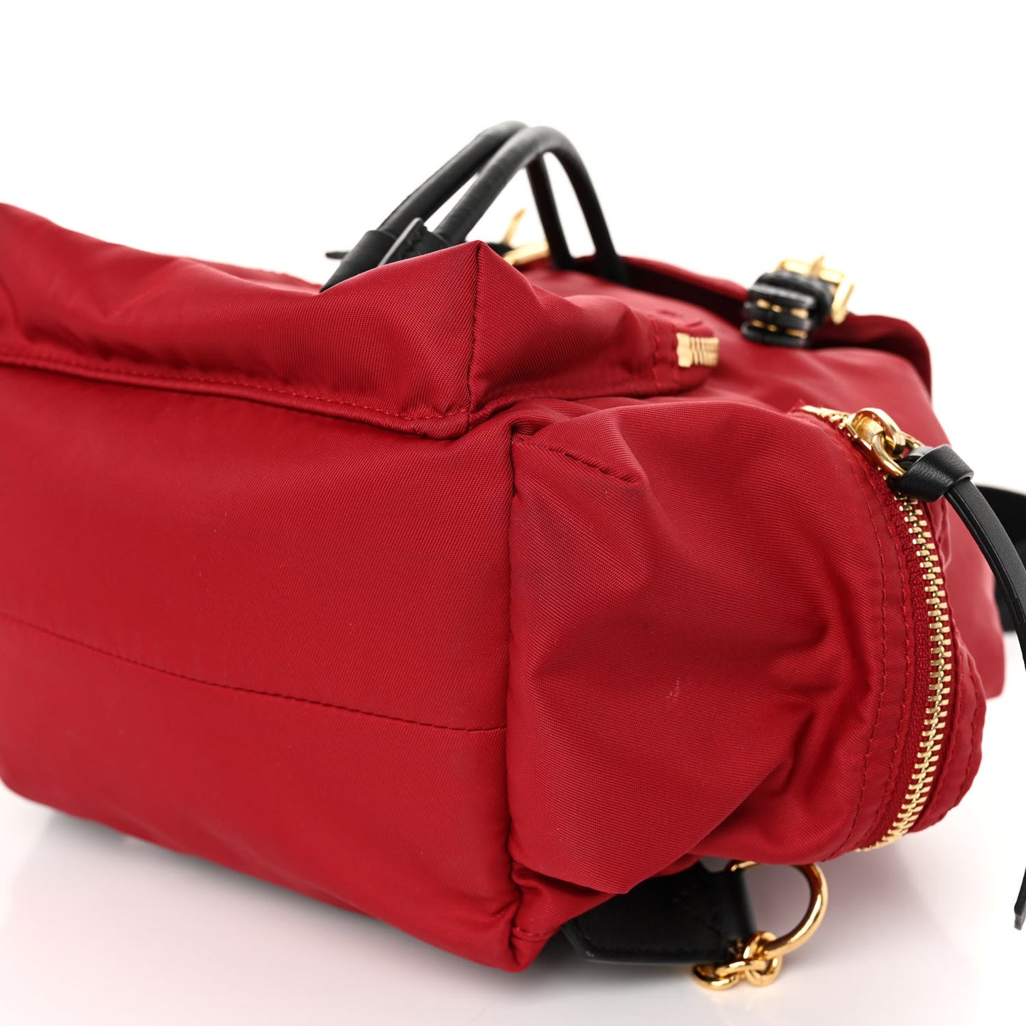 Nylon Small Rucksack Backpack Red