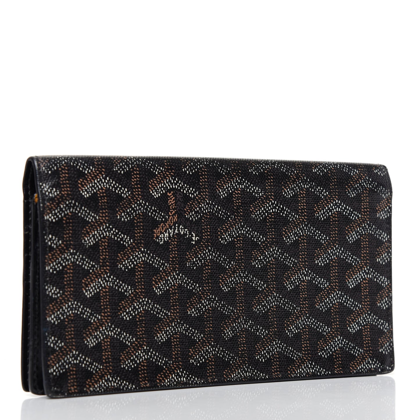 Goyardine Long Bi-Fold Wallet Black