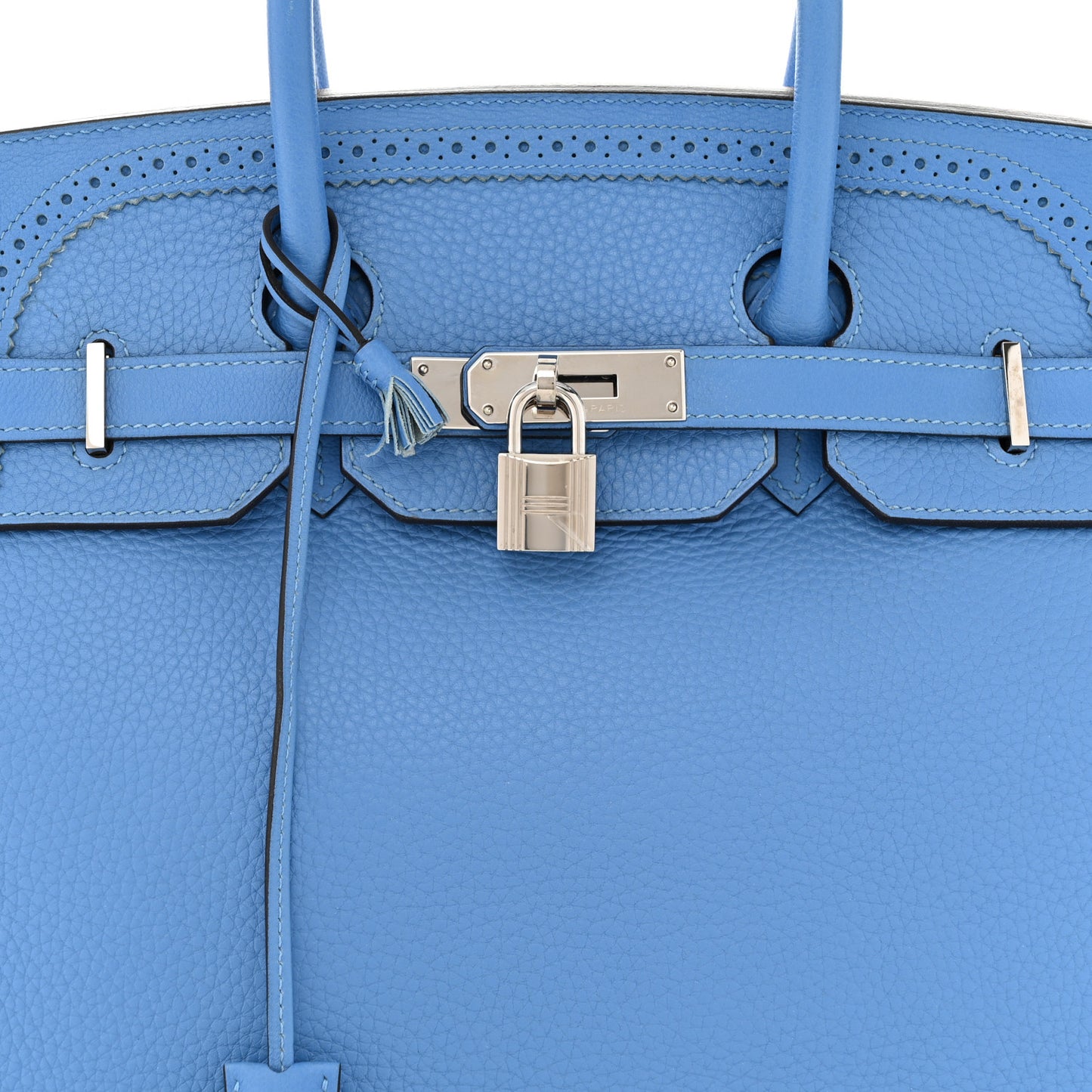 Togo Swift Ghillies Birkin 35 Bleu Paradis