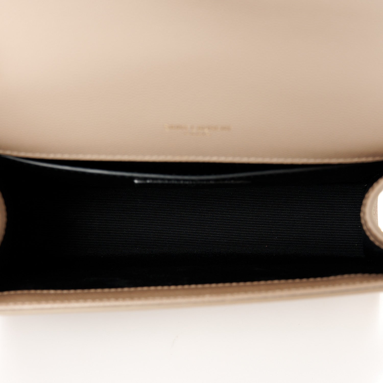 Saint Laurent Grain De Poudre Small Monogram Kate Satchel Dark Beige 5 of 12