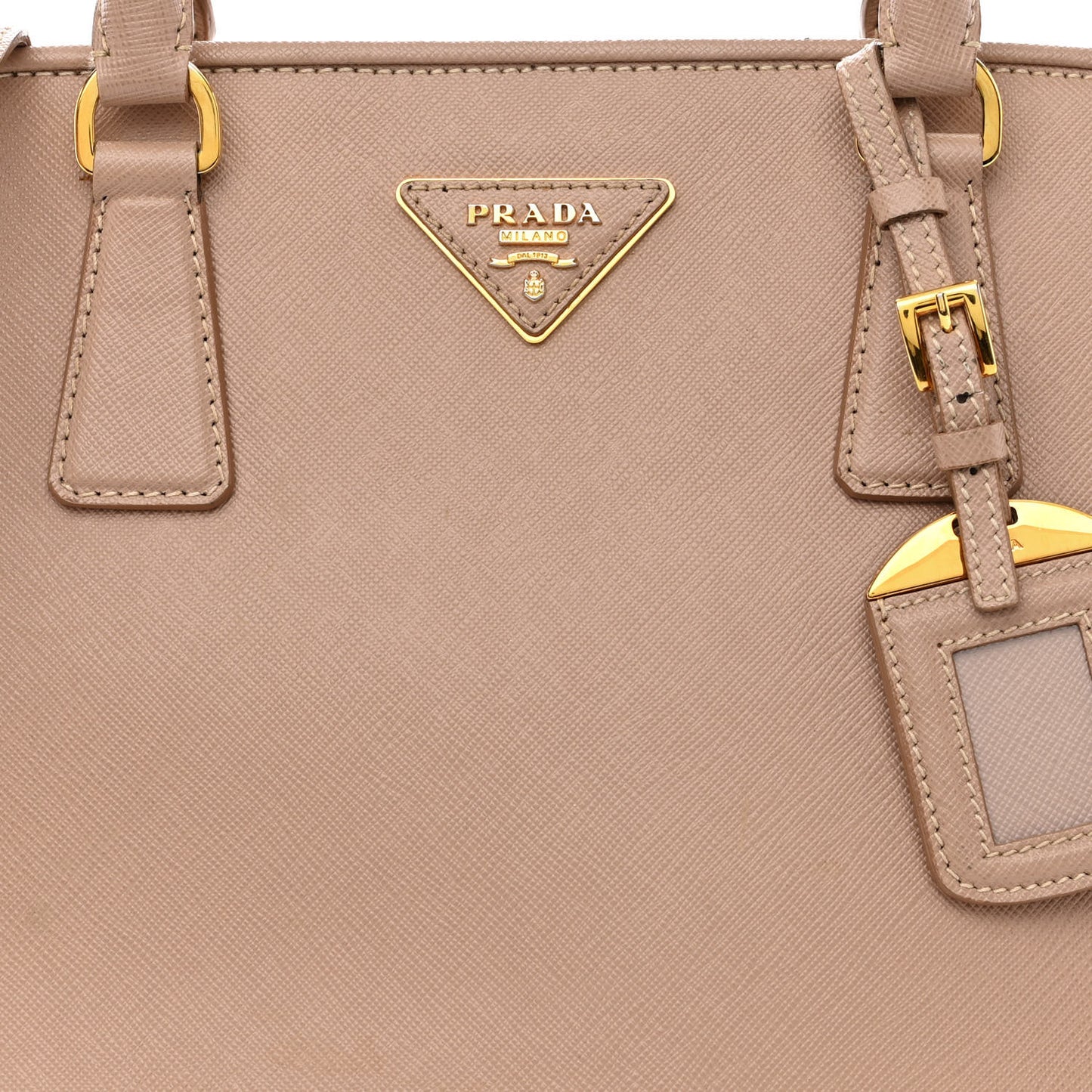 Saffiano Lux Medium Open Promenade Tote Cammeo