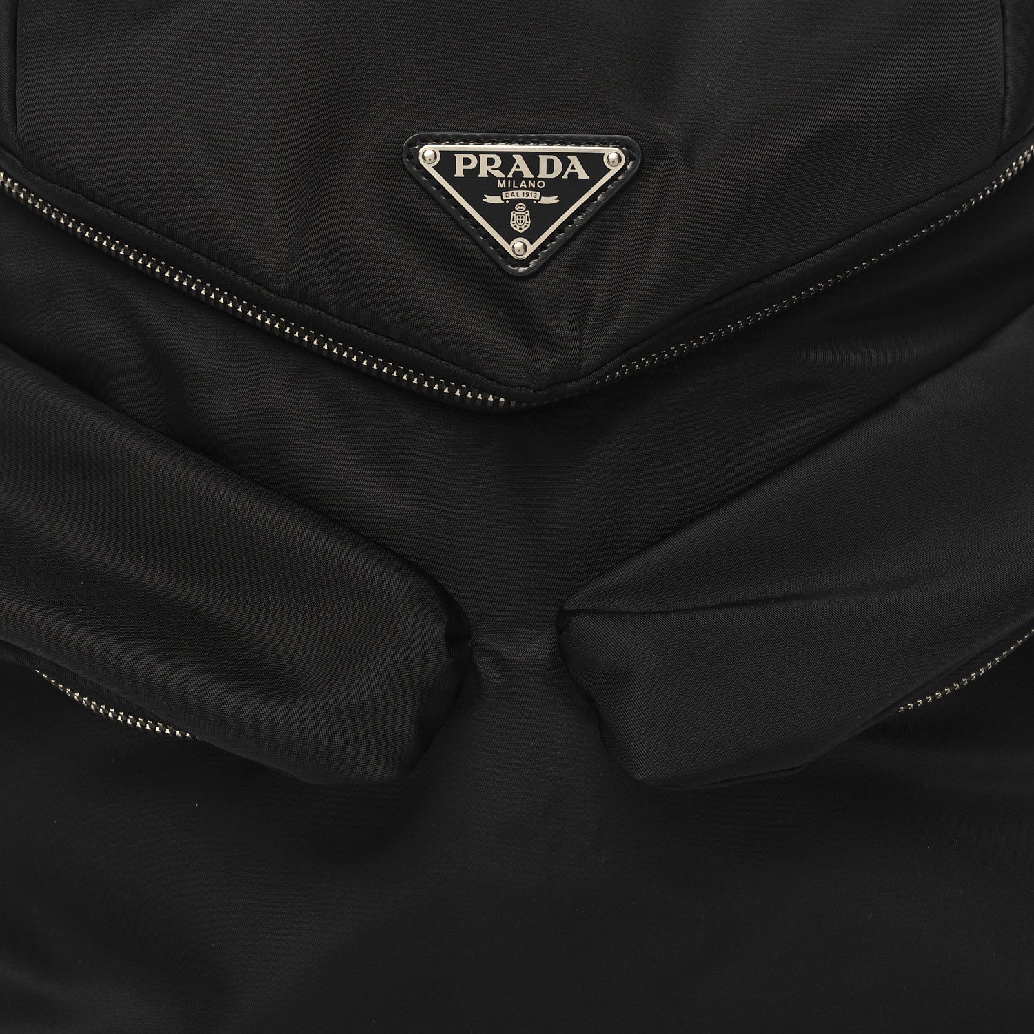 Prada Nylon Tessuto Nappa Symbols Signaux Hobo Bag Black 7 of 9