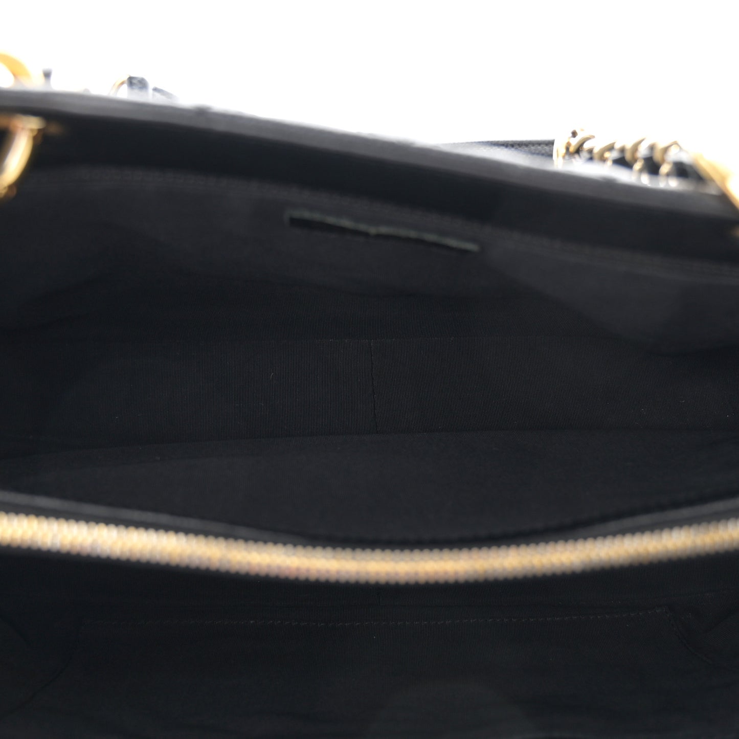 Caviar Quilted Grand Shopping Tote GST Black