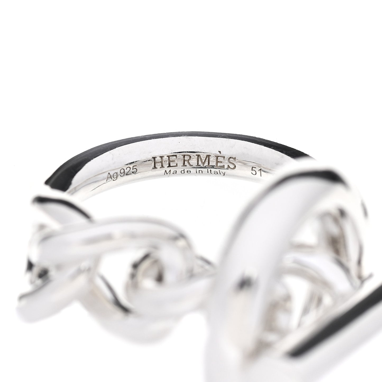 Sterling Silver GM Croisette Ring 51 5.75